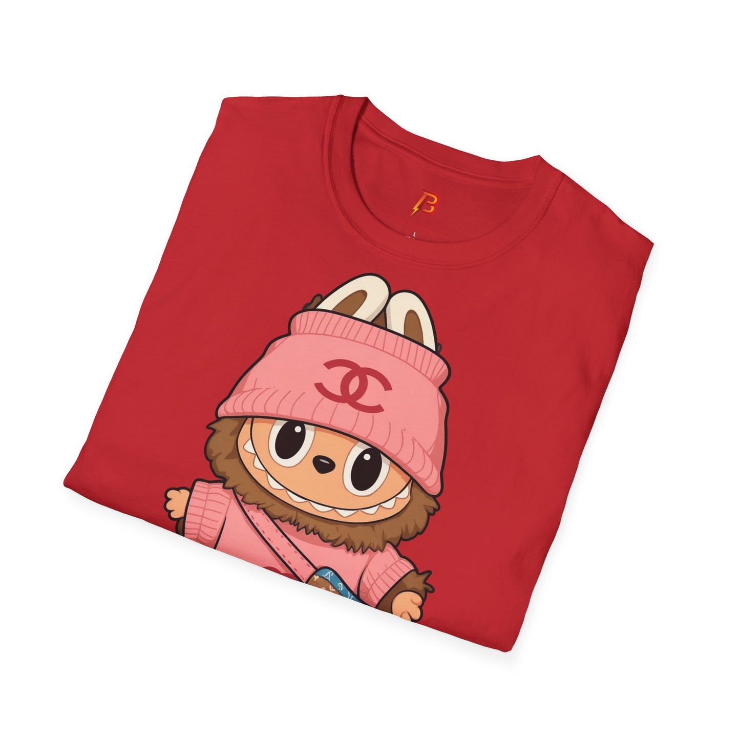 T-Shirt Unisex Labubu Softstyle – Outfit Streetwear  Kawaii.