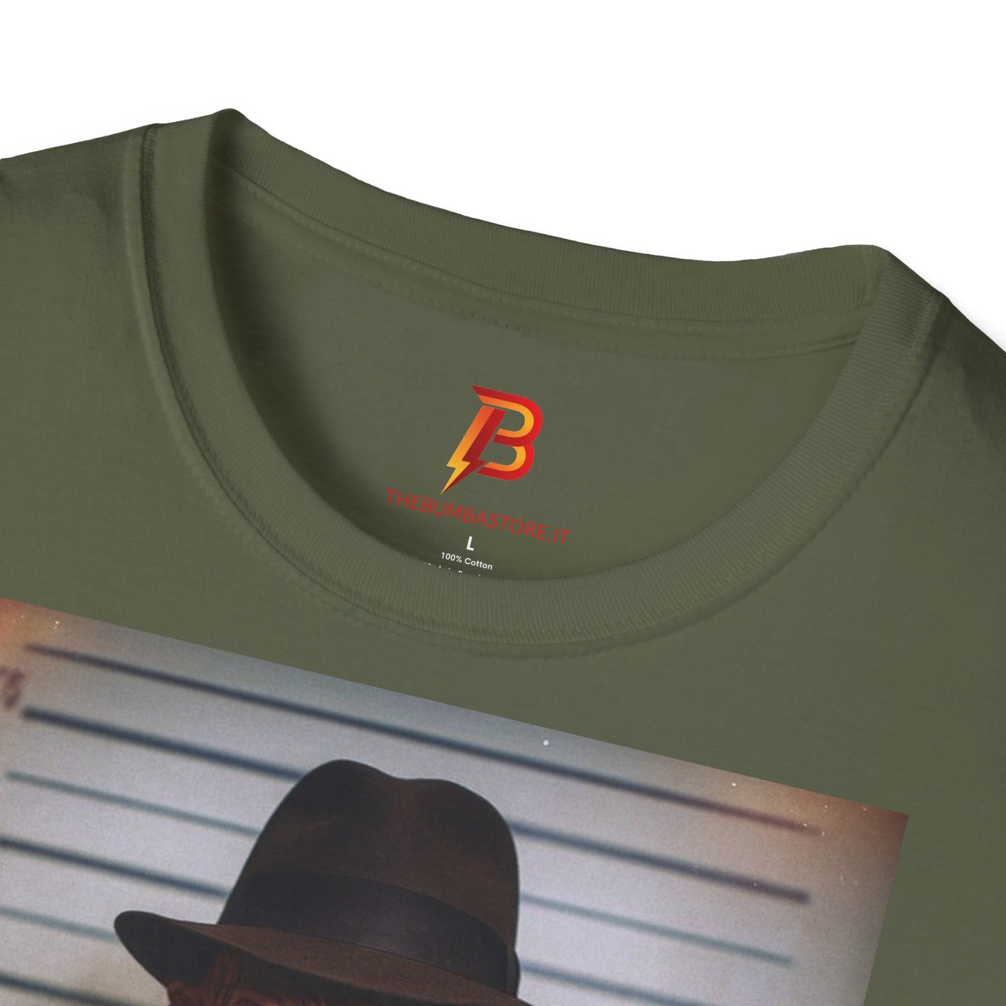 T-Shirt Unisex Freddy Krueger Mugshot – Maglietta Horror Nightmare | Cultura Pop & Halloween