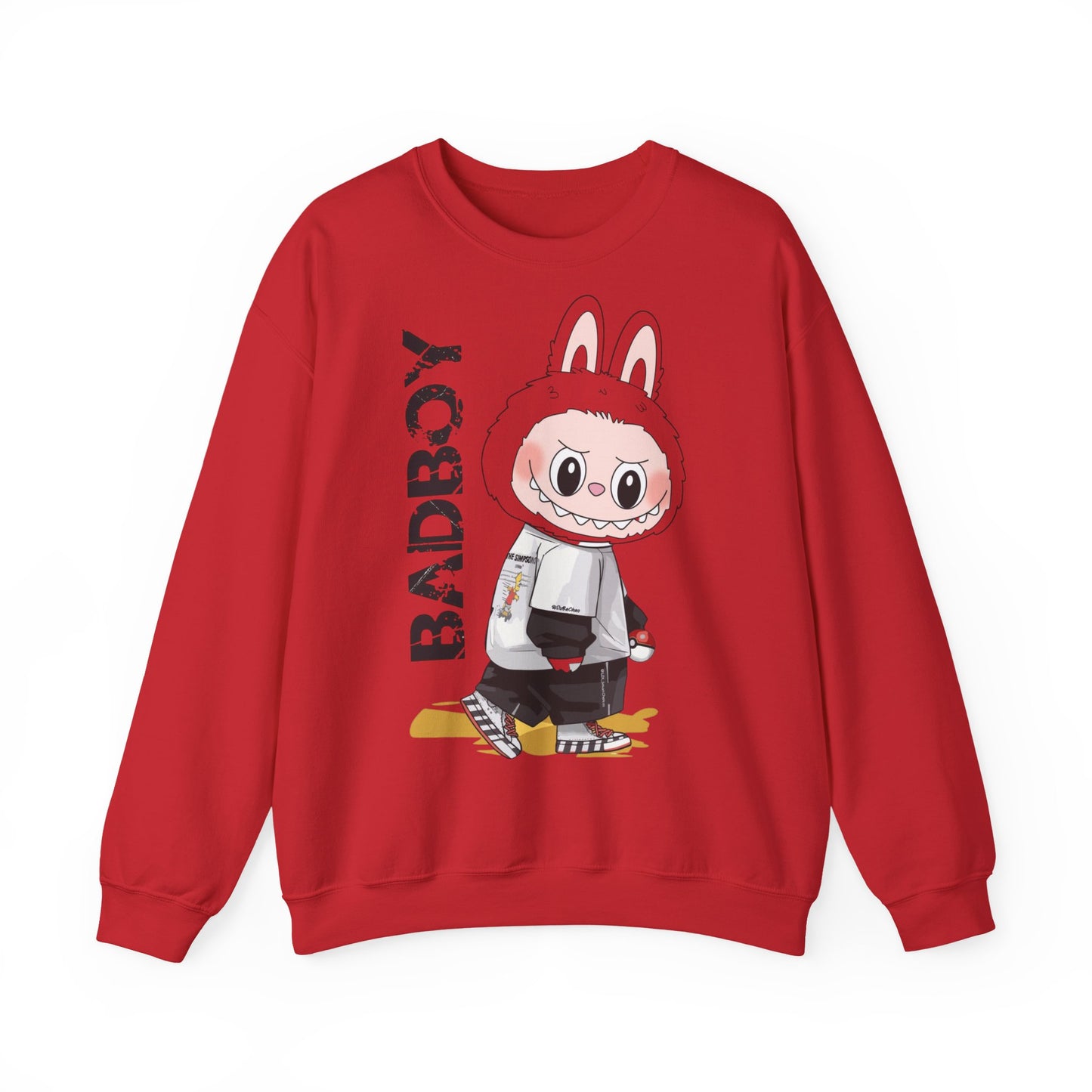 Felpa Unisex Labubu BADBOY – Streetwear Casual Heavy Blend.