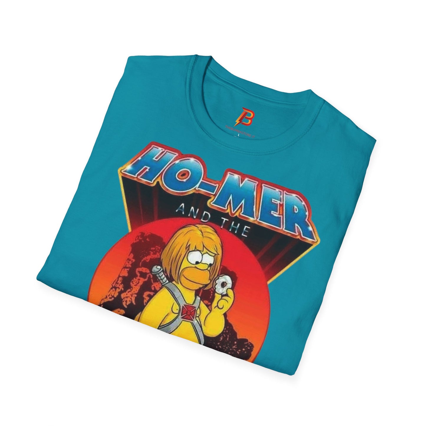T-Shirt Unisex Homer Simpson He-Man – Maglietta Parodia Donut | Cultura Pop & Retro