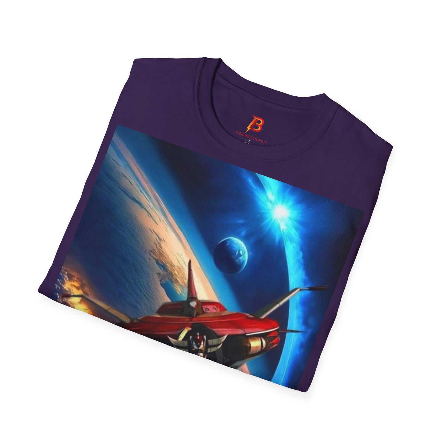 T-Shirt Goldrake UFO Robot – Unisex Softstyle in Cotone | Grafica Spaziale Retrò Anime