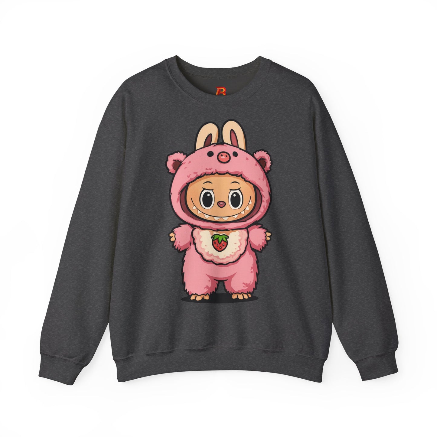 Felpa Unisex Labubu Rosa – Sweatshirt Streetwear Casual, Comfort e Stile Giocoso.