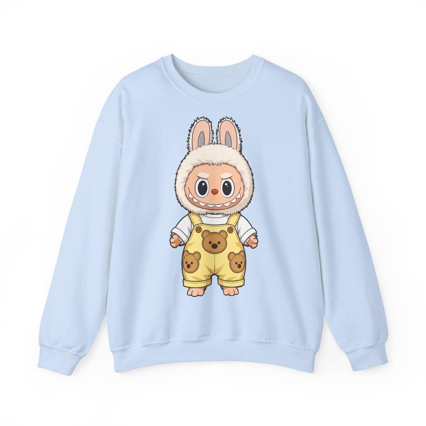 Felpa Unisex Labubu Teddy Overalls – Sweatshirt - Streetwear Heavy Blend™.
