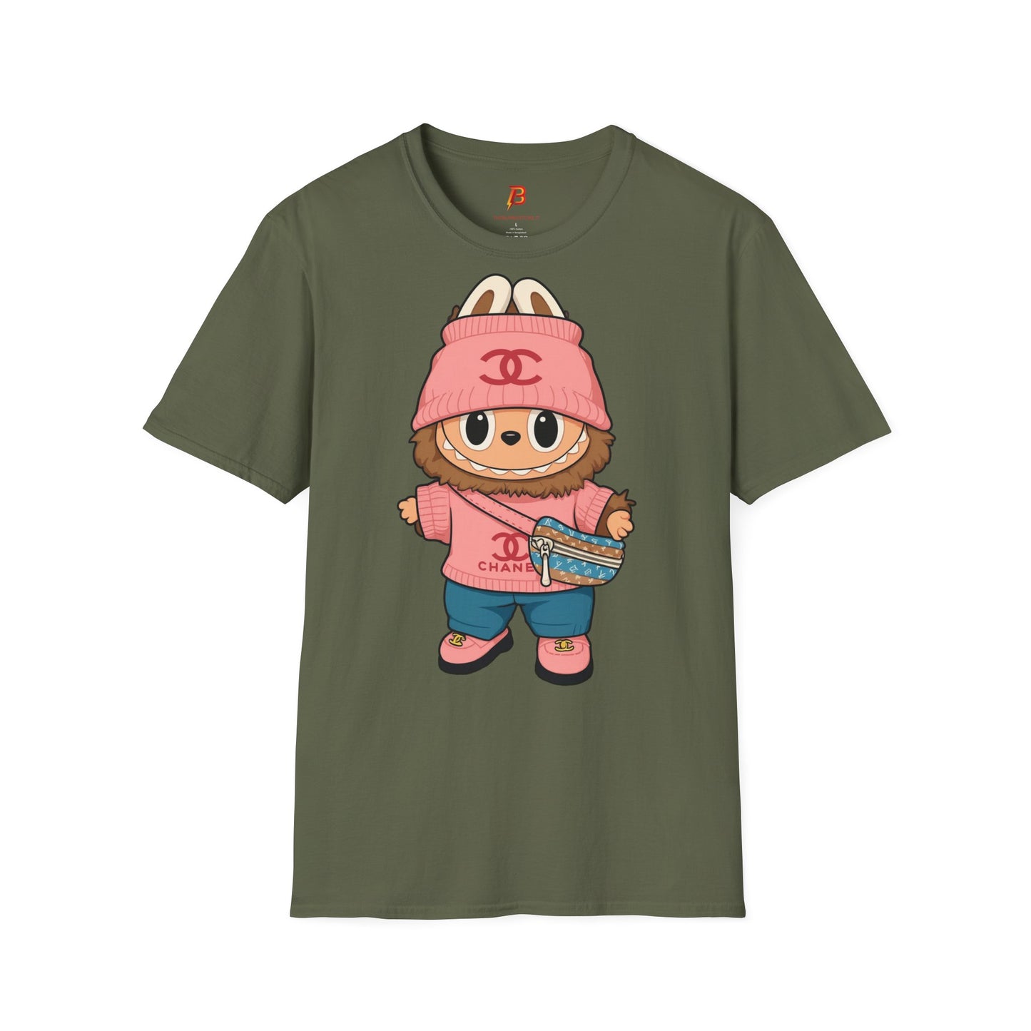 T-Shirt Unisex Labubu Softstyle – Outfit Streetwear  Kawaii.