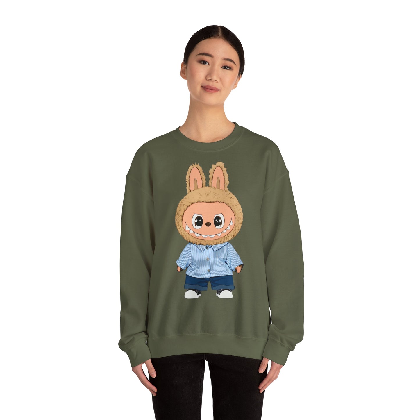 Felpa Unisex Labubu Streetwear – Sweatshirt Casual in Cotone, Comfort e Stile Unico.