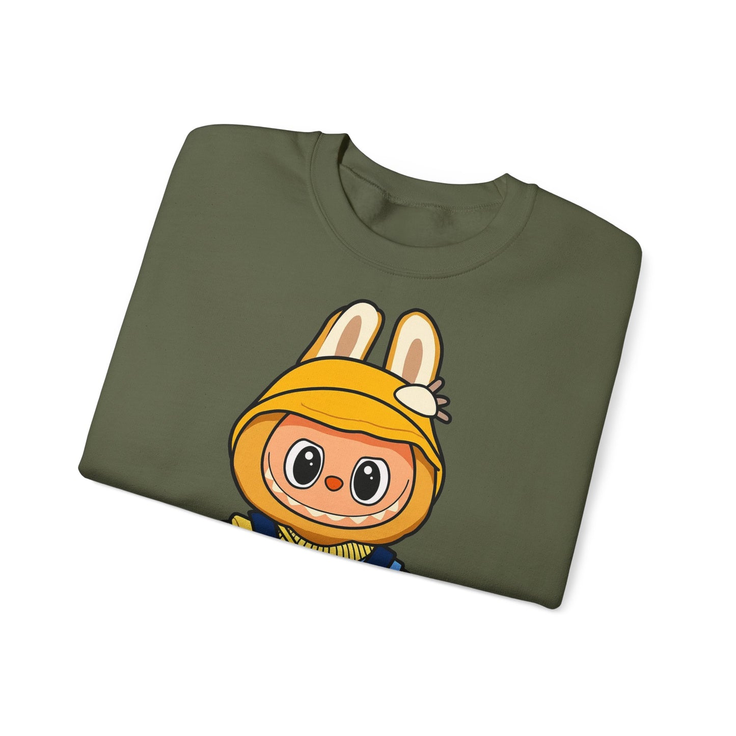 Felpa Unisex Labubu Hoodie Style – Sweatshirt - Streetwear Heavy Blend.