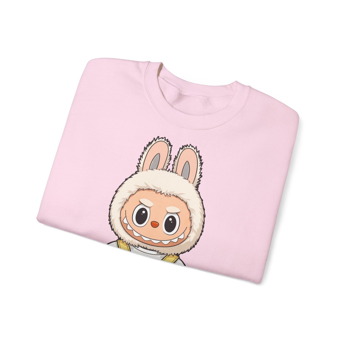 Felpa Unisex Labubu Teddy Overalls – Sweatshirt - Streetwear Heavy Blend™.