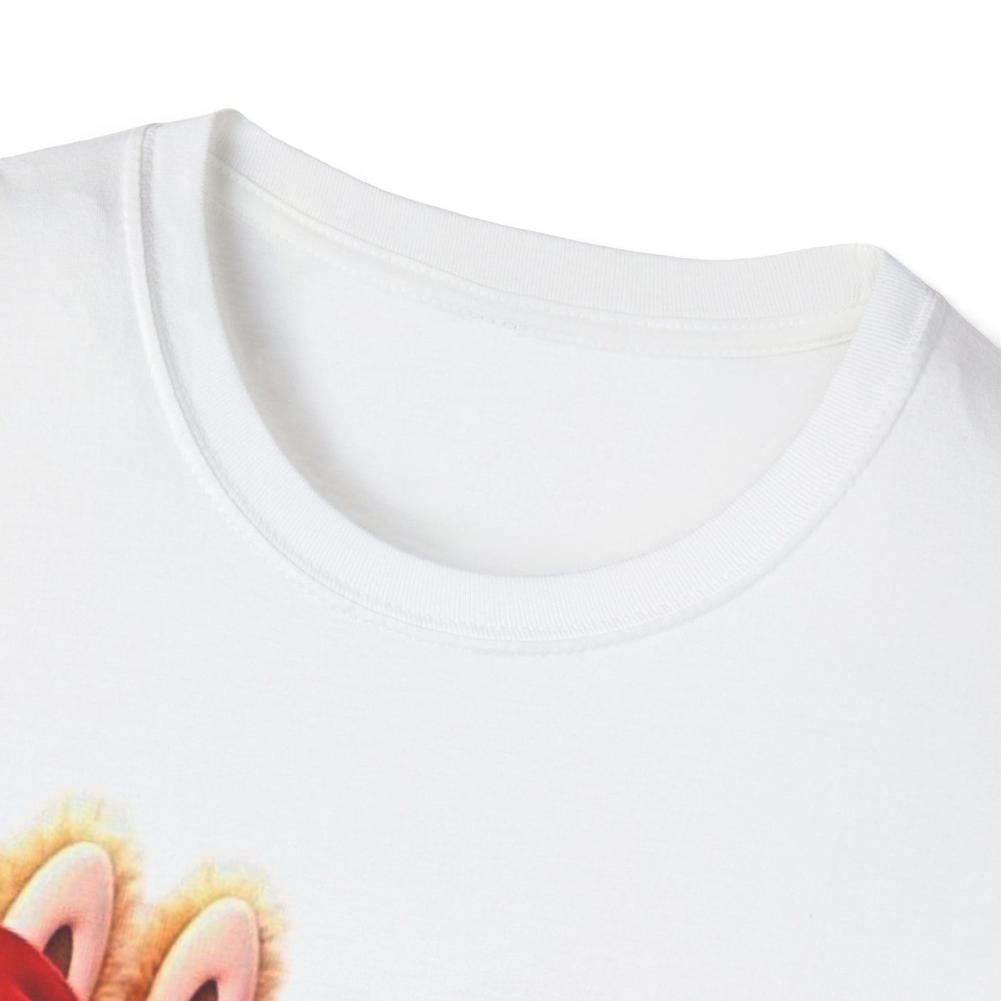 T-Shirt Unisex Labubu Softstyle  – Design Kawaii Coppia in Stile Minnie & Mickey.