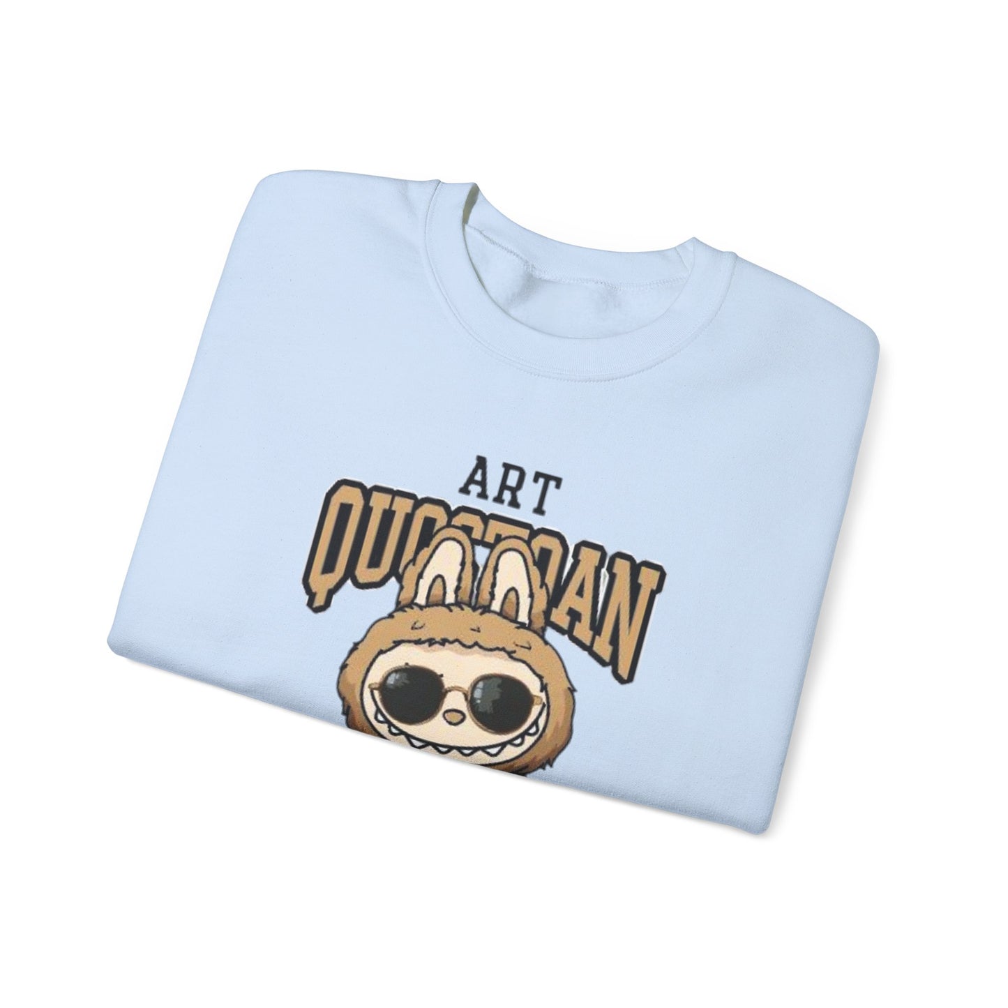 Felpa Unisex Labubu Art Quotidian – Streetwear Casual Heavy Blend.
