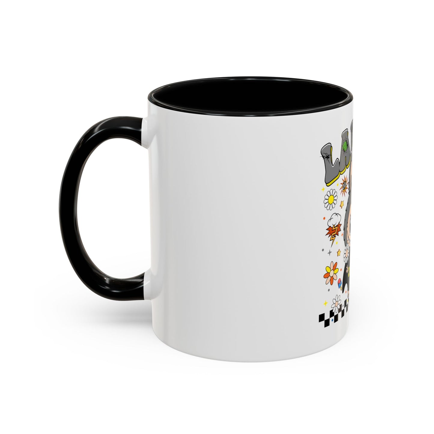 Tazza Labubu Pop Art | Tazza Colorata in Ceramica 315 ml – Collezione Personalizzabile.