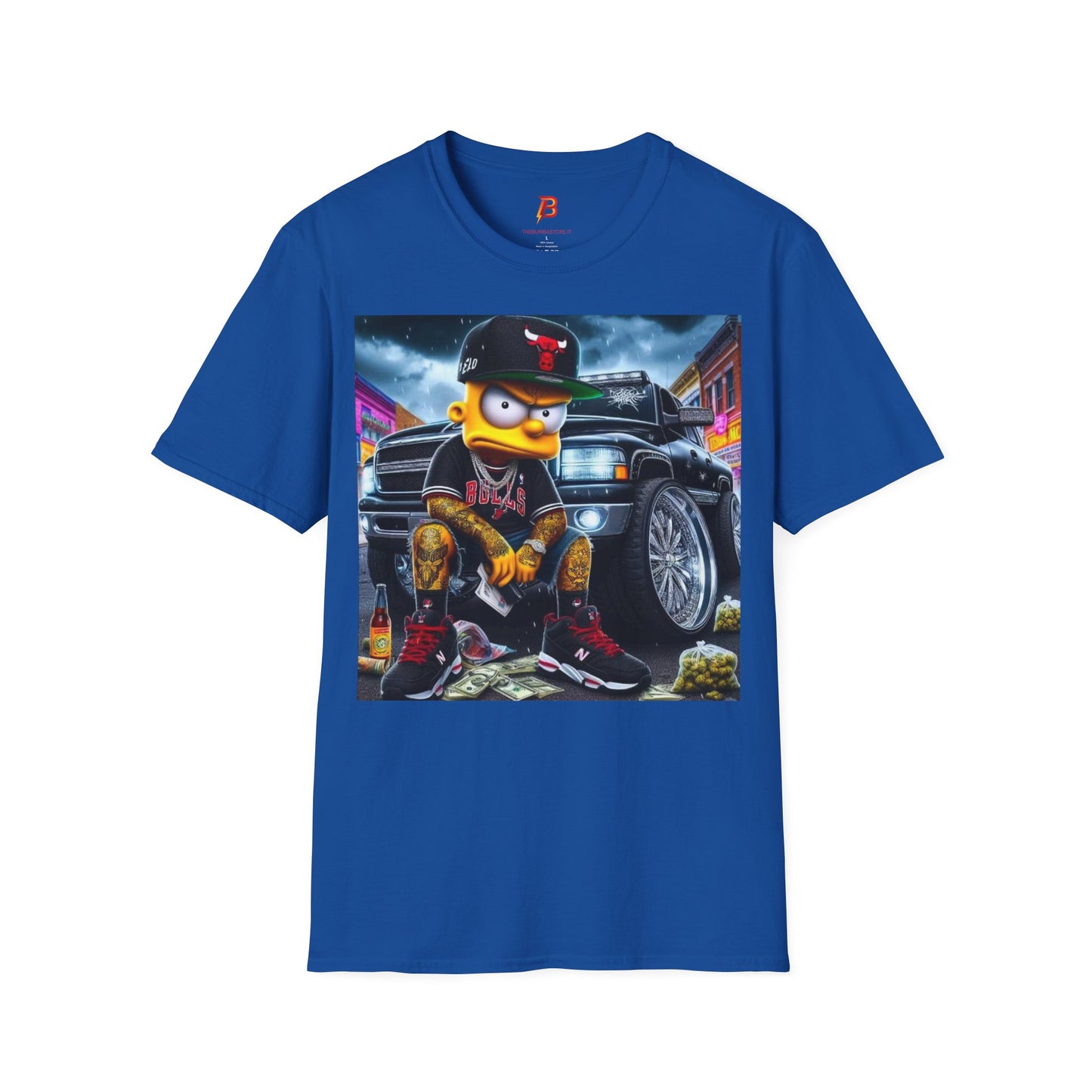 T-Shirt Unisex Bart Simpson Streetwear – Maglietta Urban Hip Hop | Cultura Pop & Moda Anni ’90