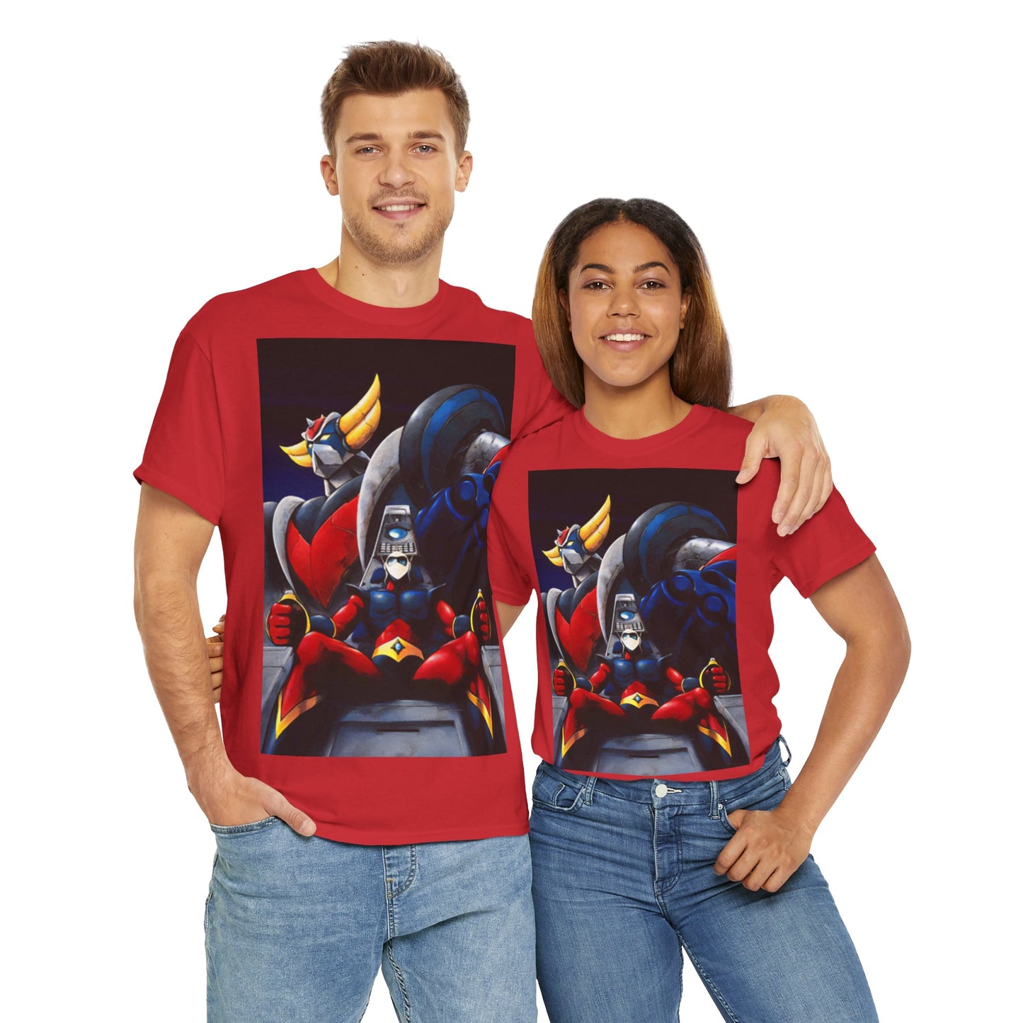 T-Shirt Goldrake UFO Robot e Actarus – Maglia in Cotone 100% Etico, Comfort e Stile Anni ’80