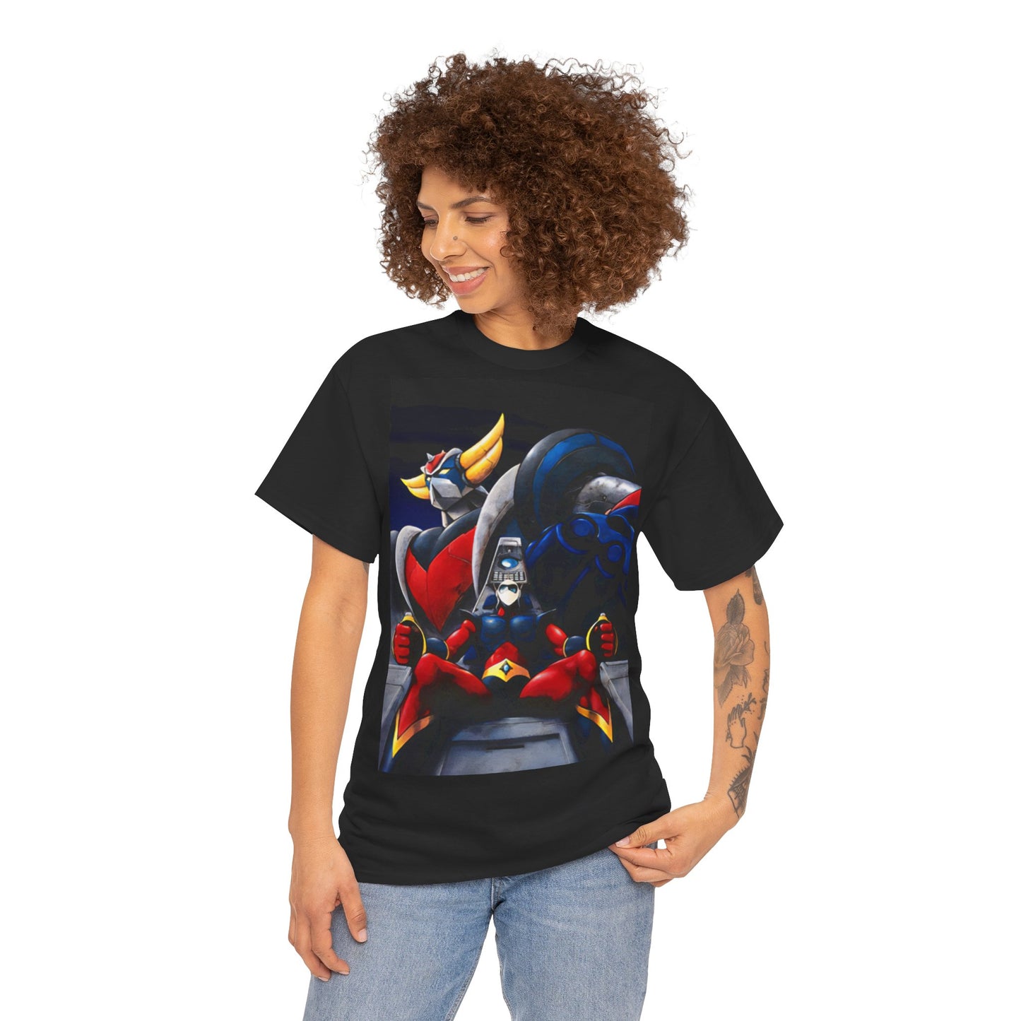 T-Shirt Goldrake UFO Robot e Actarus – Maglia in Cotone 100% Etico, Comfort e Stile Anni ’80