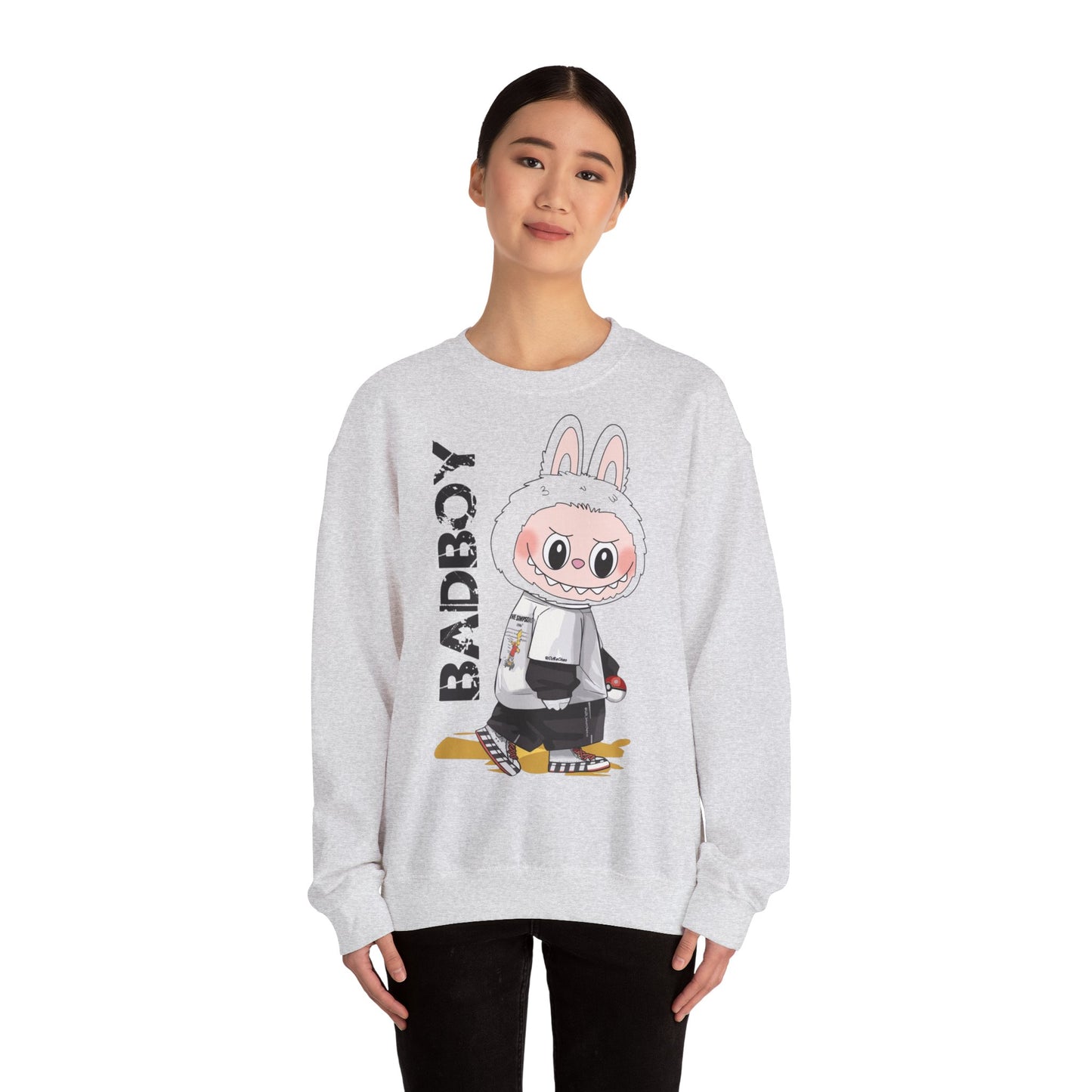 Felpa Unisex Labubu BADBOY – Streetwear Casual Heavy Blend.
