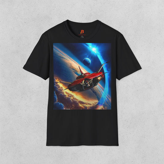 T-Shirt Goldrake UFO Robot – Unisex Softstyle in Cotone | Grafica Spaziale Retrò Anime