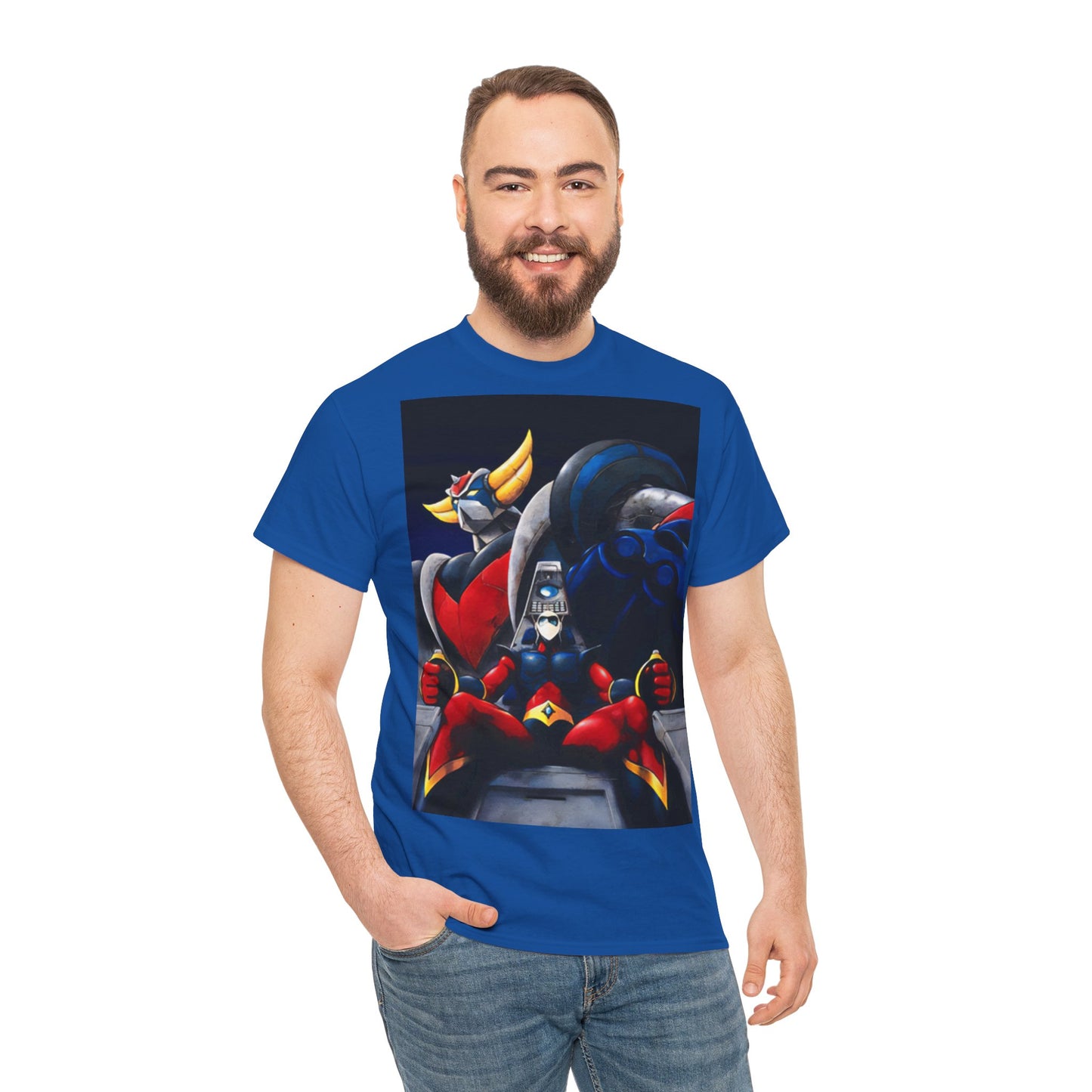 T-Shirt Goldrake UFO Robot e Actarus – Maglia in Cotone 100% Etico, Comfort e Stile Anni ’80