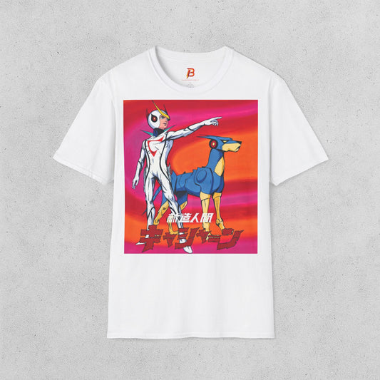 T-Shirt Anime Retrò Unisex | Design Vintage Tatsunoko – Comfort Softstyle in Cotone