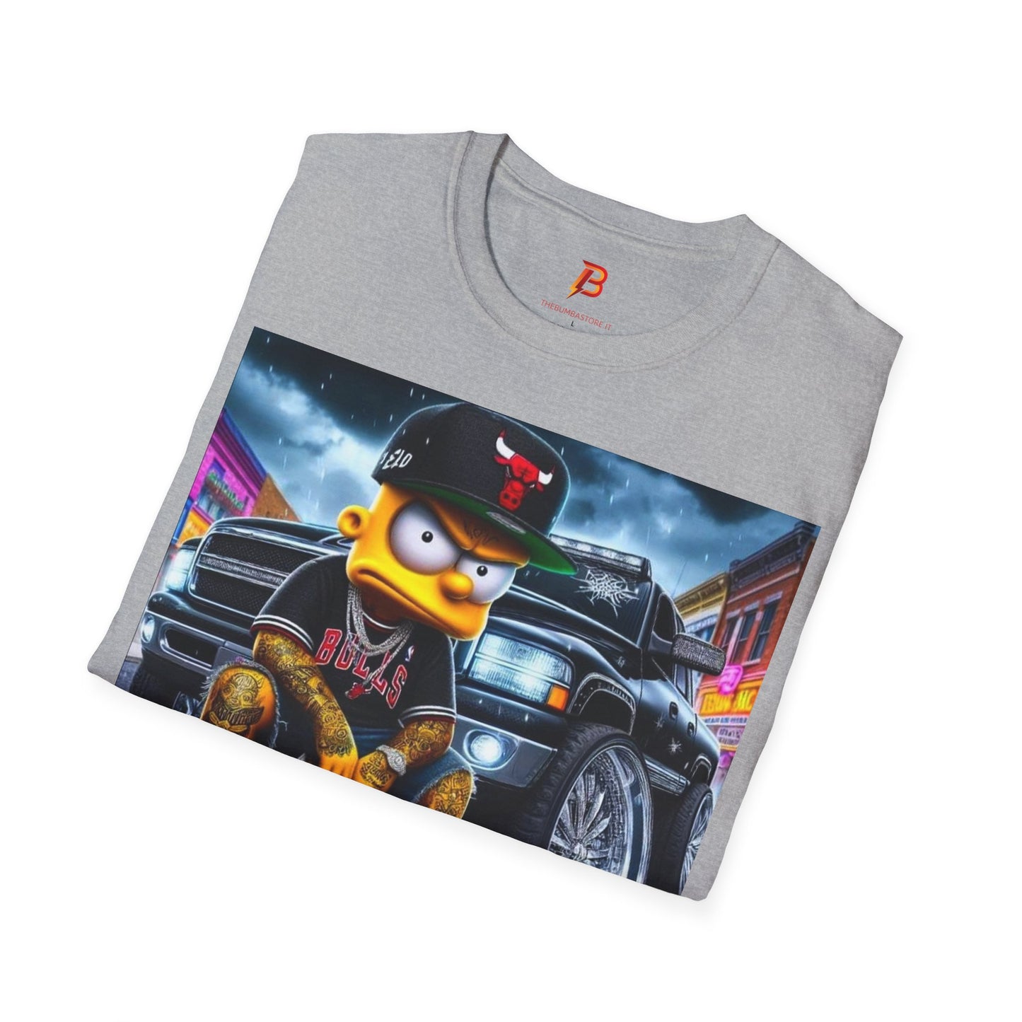 T-Shirt Unisex Bart Simpson Streetwear – Maglietta Urban Hip Hop | Cultura Pop & Moda Anni ’90