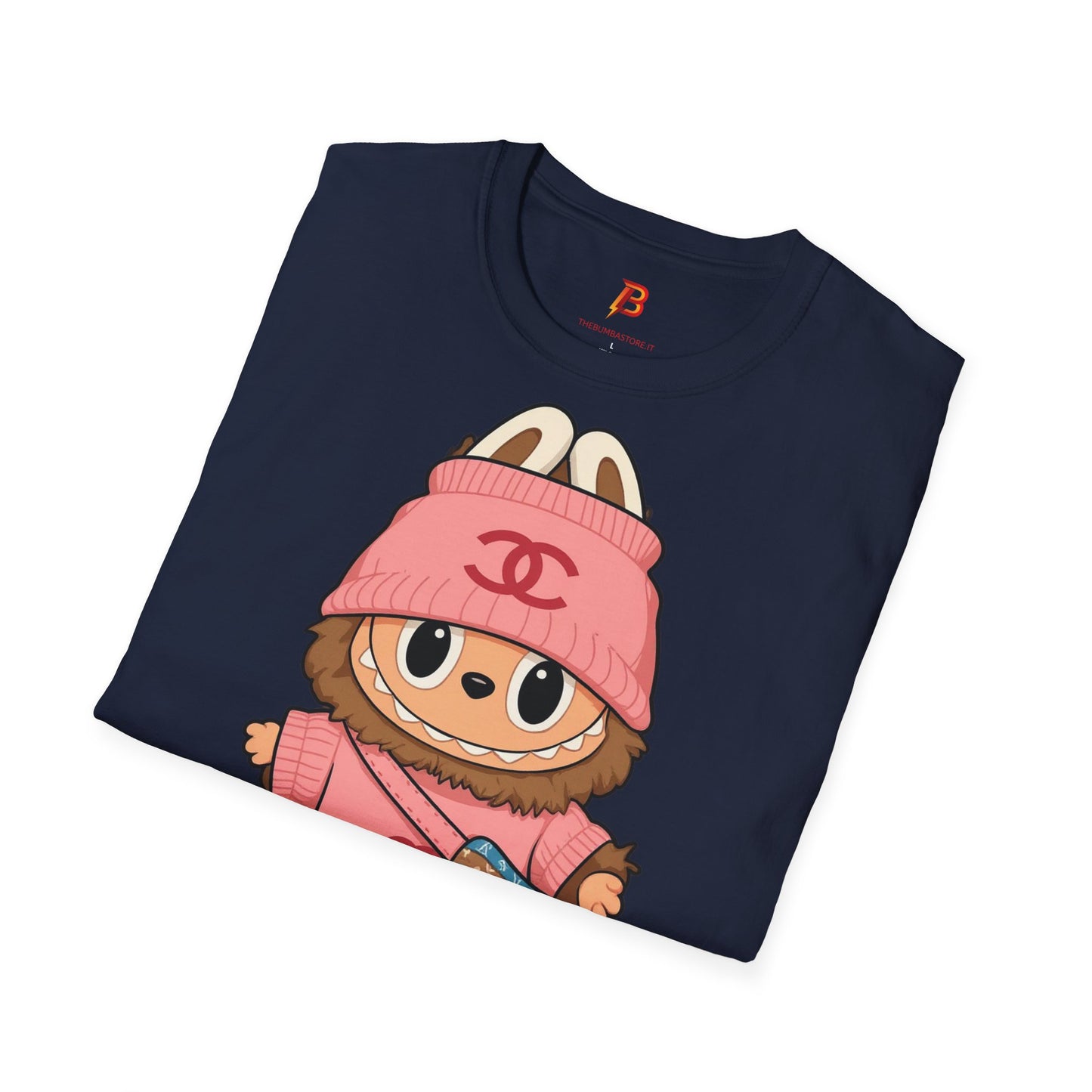T-Shirt Unisex Labubu Softstyle – Outfit Streetwear  Kawaii.