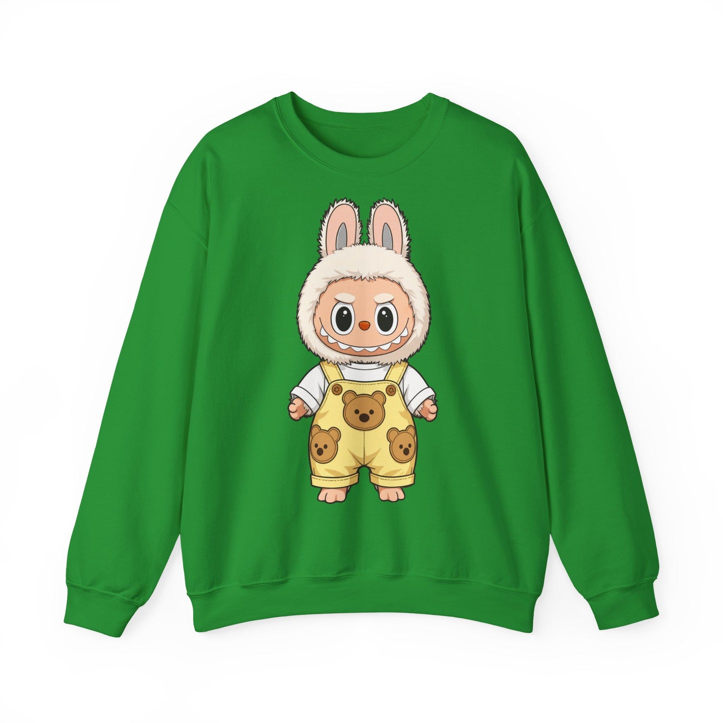 Felpa Unisex Labubu Teddy Overalls – Sweatshirt - Streetwear Heavy Blend™.