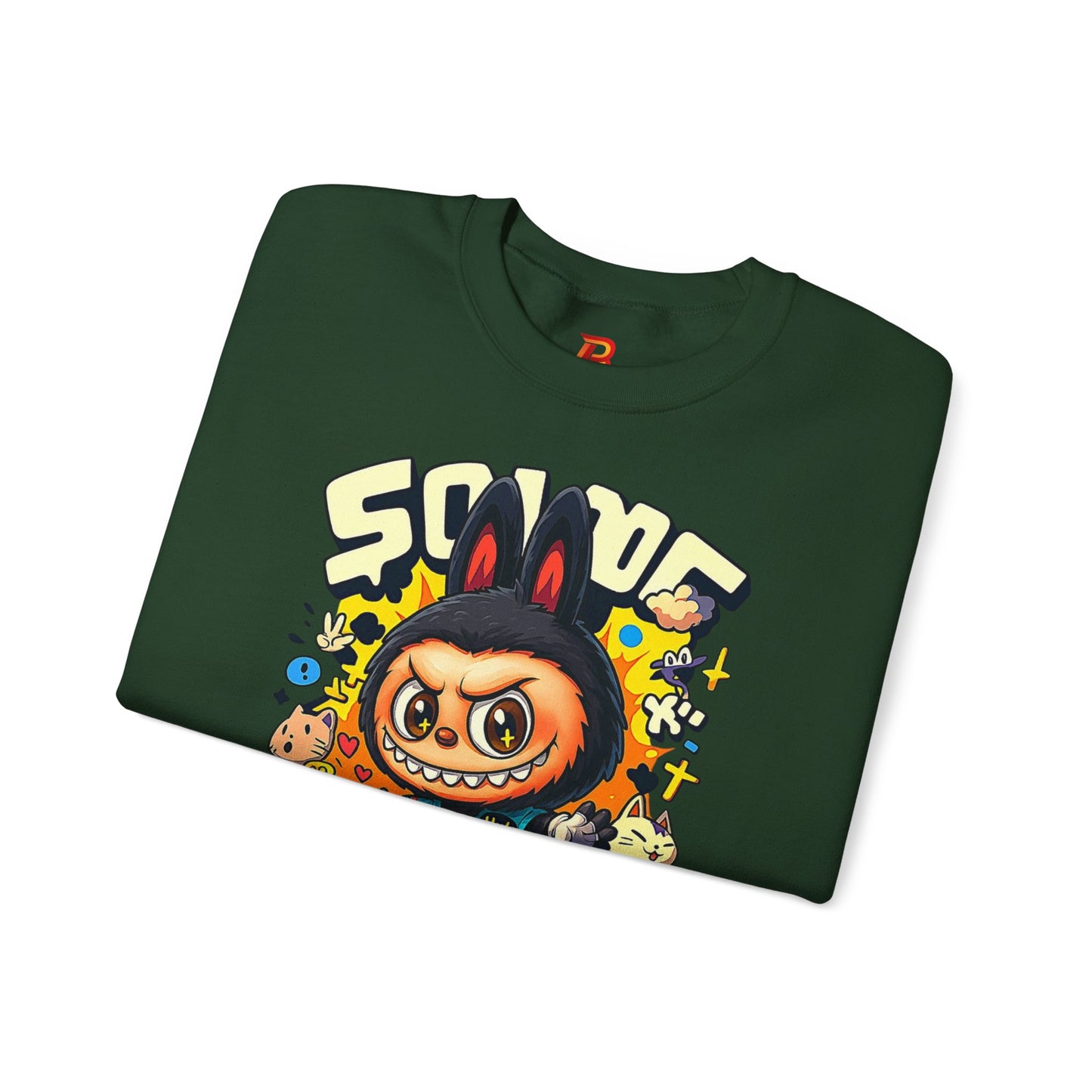Felpa Unisex Labubu Skateboard – Streetwear Casual, Moda Urban e Comfort.