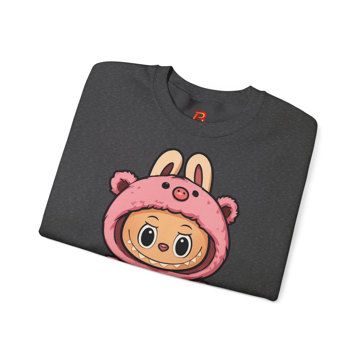 Felpa Unisex Labubu Rosa – Sweatshirt Streetwear Casual, Comfort e Stile Giocoso.
