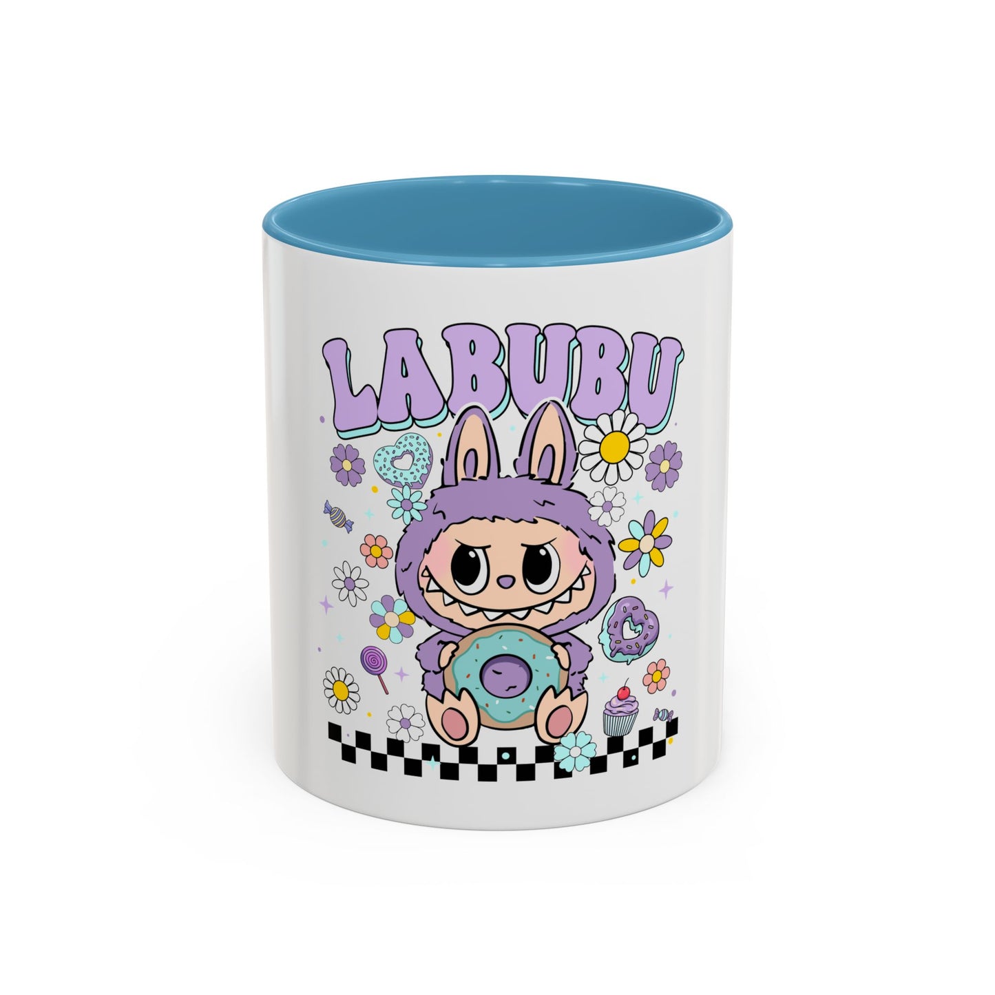 Tazza Labubu Pop Art | Tazza Colorata in Ceramica 315 ml – Collezione Personalizzabile.