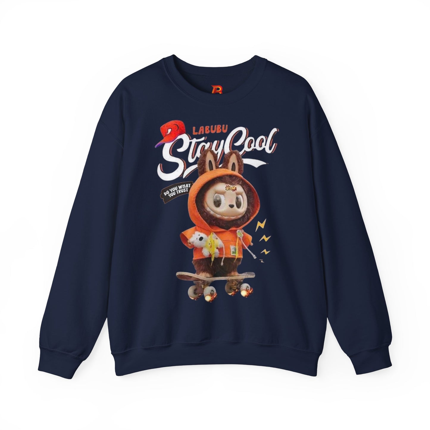 Felpa Unisex Labubu Stay Cool – Sweatshirt _ Streetwear Heavy Blend.