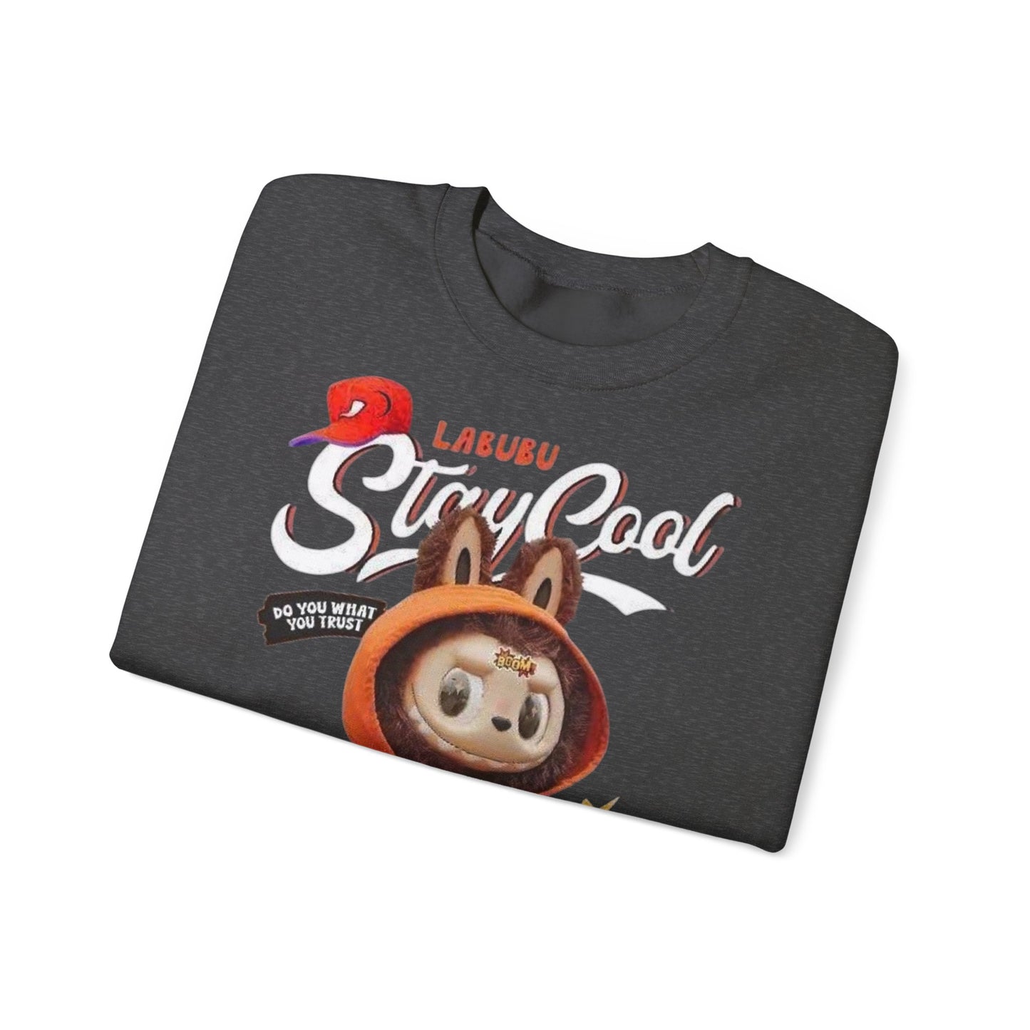 Felpa Unisex Labubu Stay Cool – Sweatshirt _ Streetwear Heavy Blend.