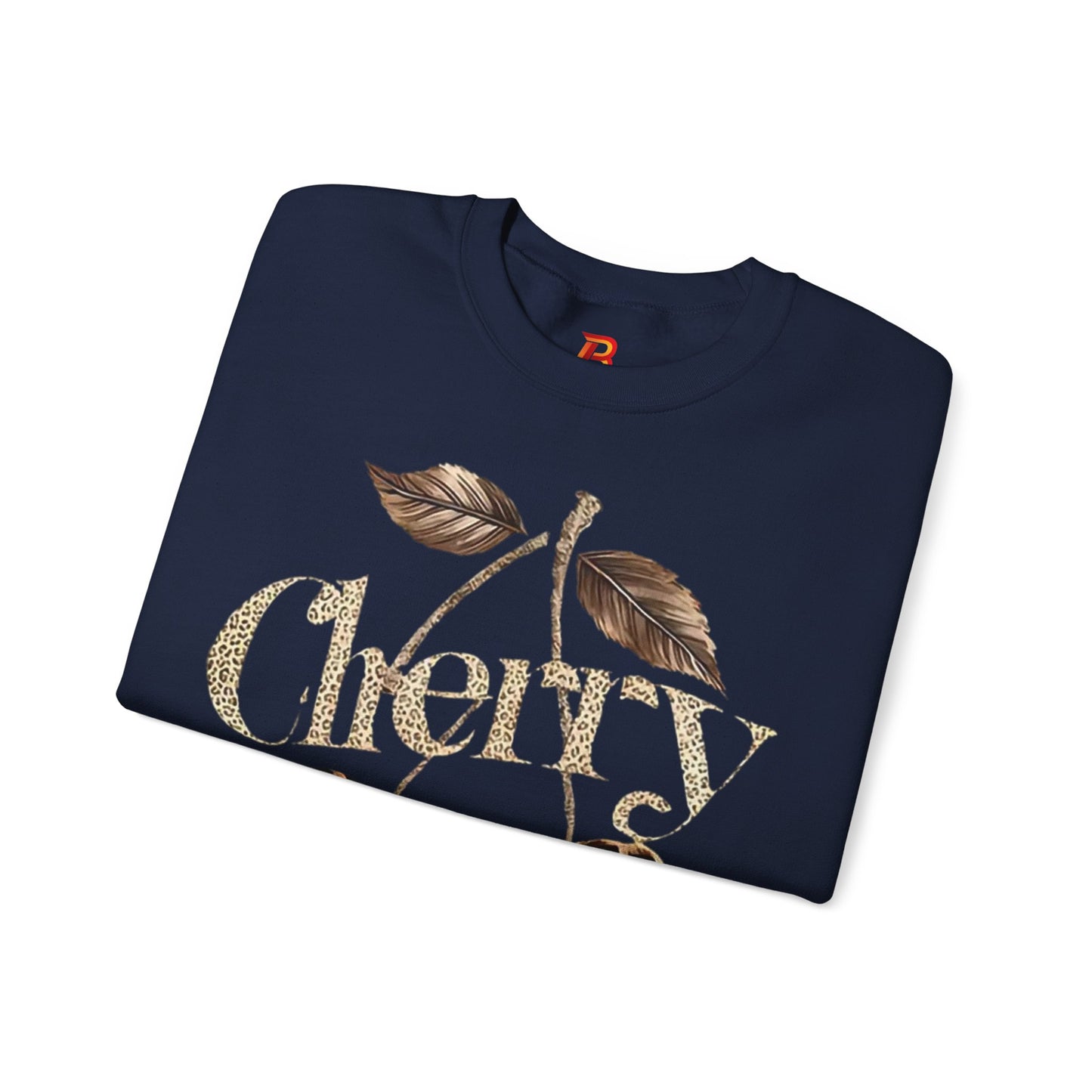 Felpa Unisex "Cherry Leopard" – Stampa Ciliegie Animalier, Stile Streetwear alla Moda.