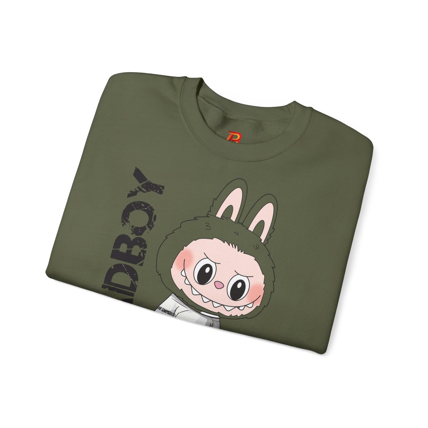 Felpa Unisex Labubu BADBOY – Streetwear Casual Heavy Blend.
