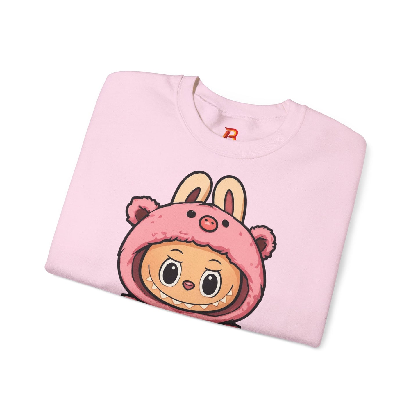 Felpa Unisex Labubu Rosa – Sweatshirt Streetwear Casual, Comfort e Stile Giocoso.