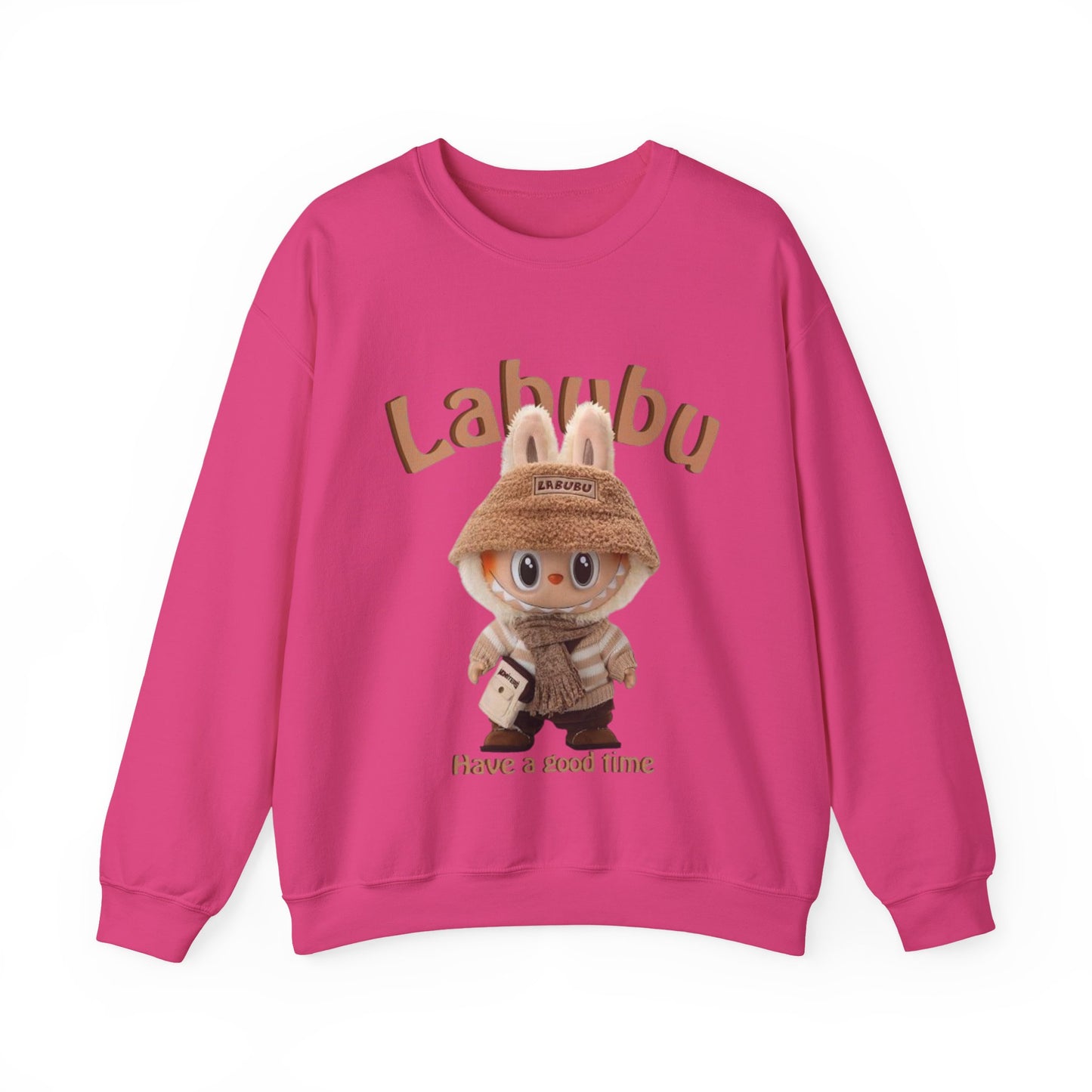 Felpa Unisex Labubu Have a Good Time – Streetwear Casual Heavy Blend.