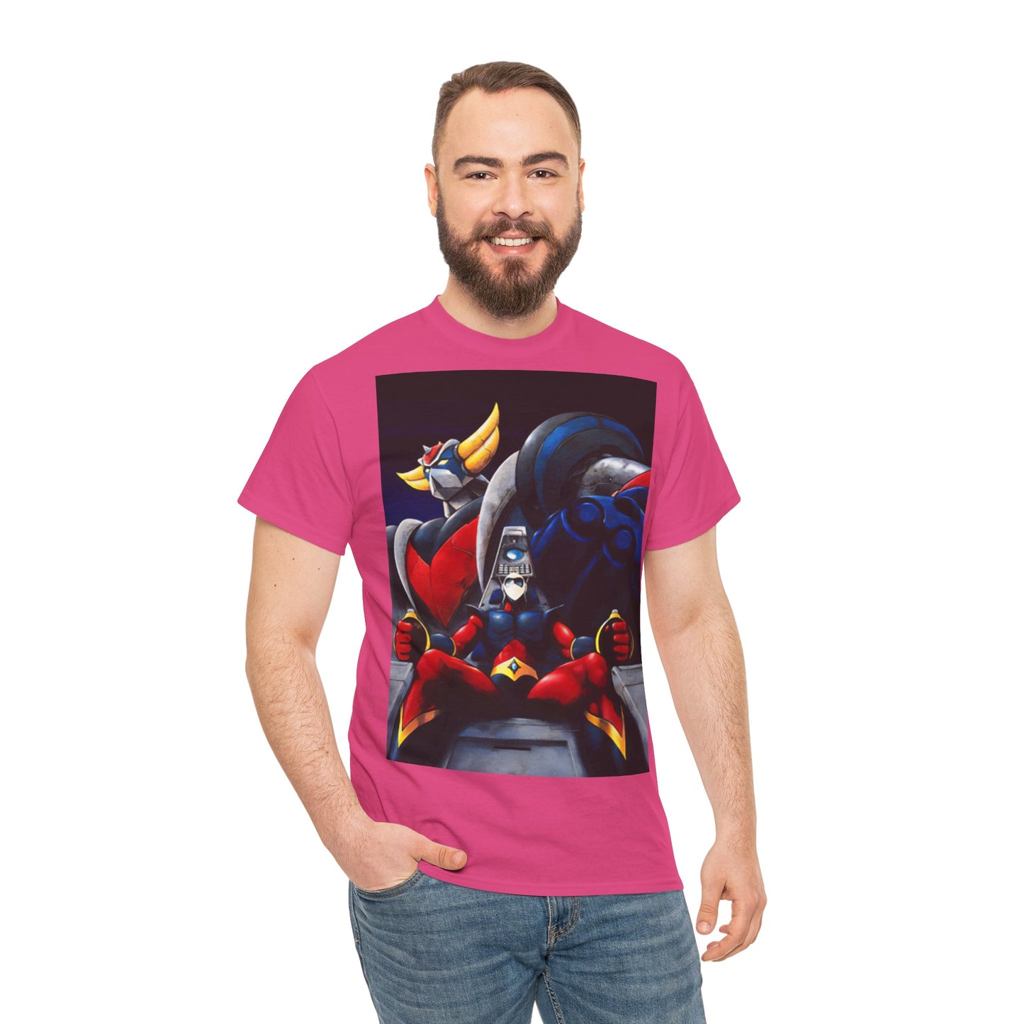 T-Shirt Goldrake UFO Robot e Actarus – Maglia in Cotone 100% Etico, Comfort e Stile Anni ’80