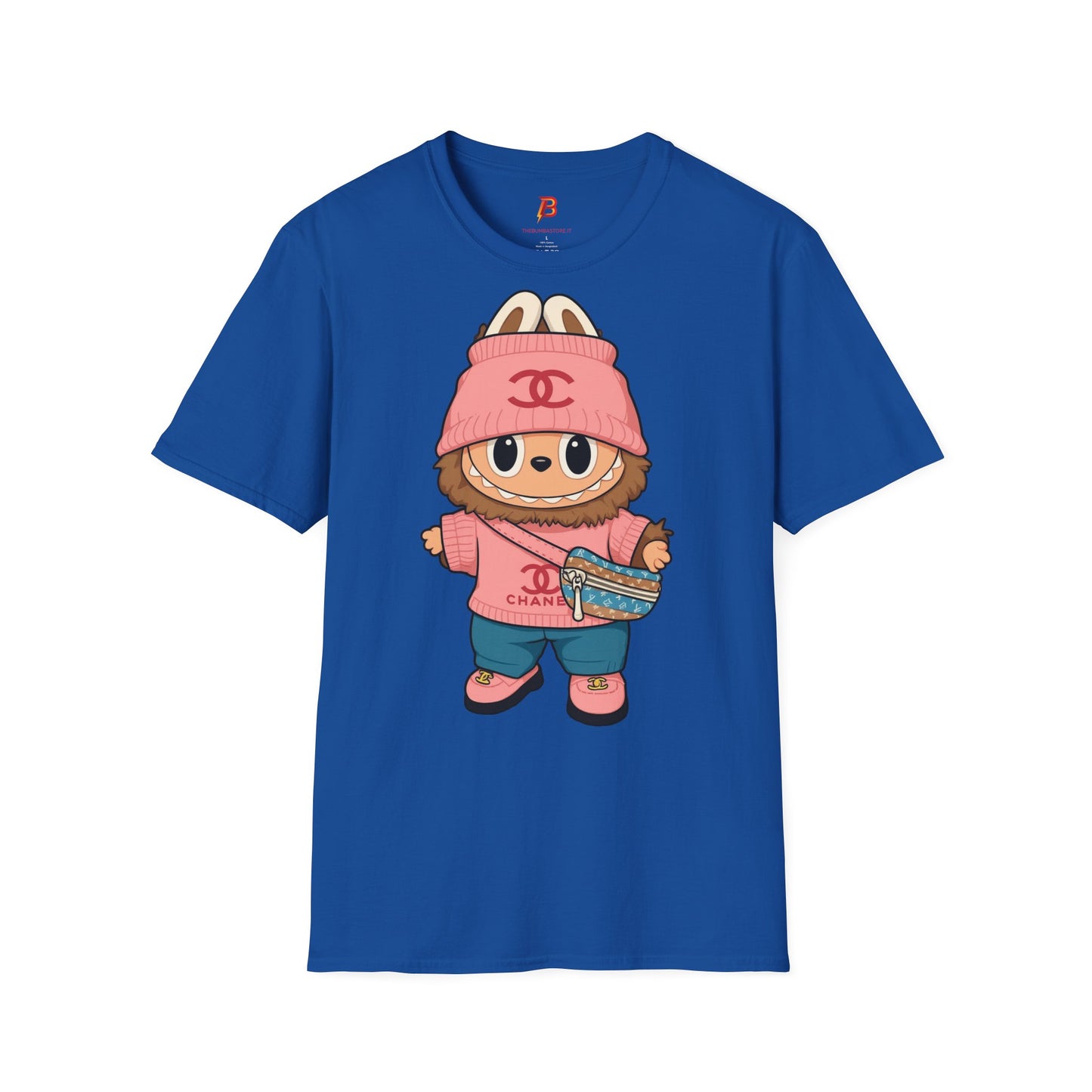T-Shirt Unisex Labubu Softstyle – Outfit Streetwear  Kawaii.