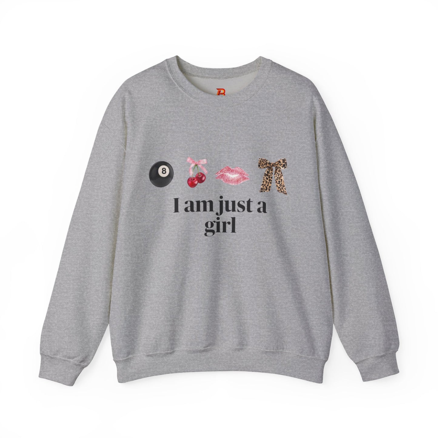 Felpa “I Am Just a Girl” – Stampa DTG di Alta Qualità | Moda Donna Trendy e Comoda.