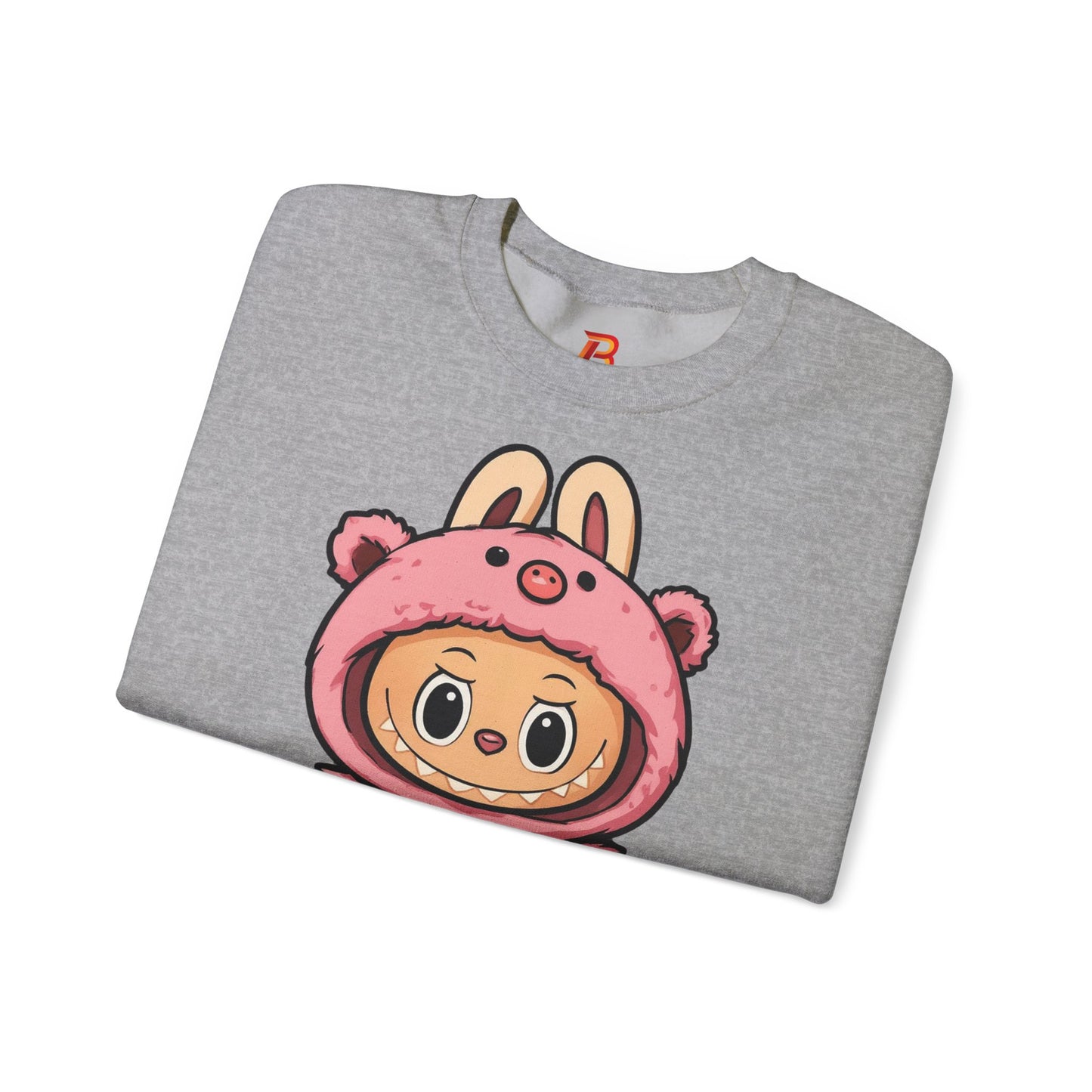 Felpa Unisex Labubu Rosa – Sweatshirt Streetwear Casual, Comfort e Stile Giocoso.