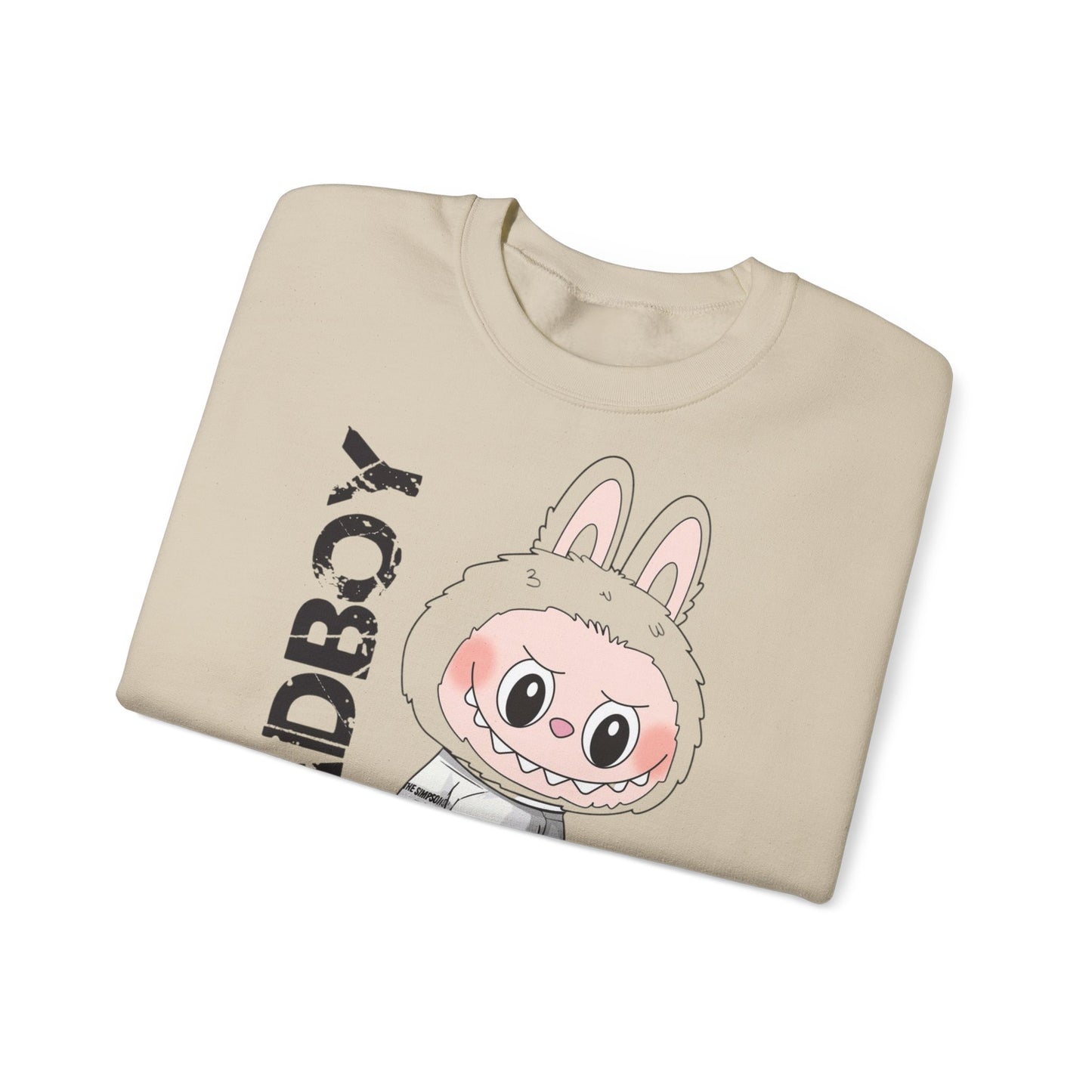 Felpa Unisex Labubu BADBOY – Streetwear Casual Heavy Blend.