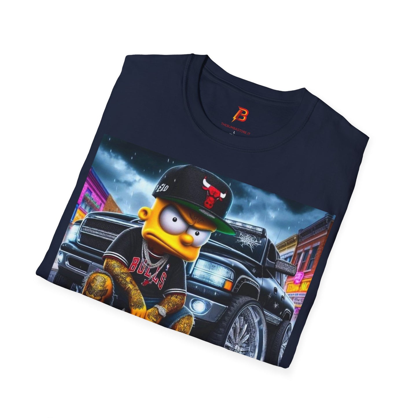 T-Shirt Unisex Bart Simpson Streetwear – Maglietta Urban Hip Hop | Cultura Pop & Moda Anni ’90