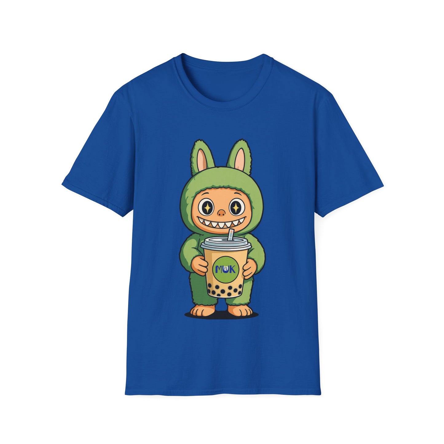 T-Shirt Unisex Labubu Softstyle – Design Kawaii con Bubble Tea.