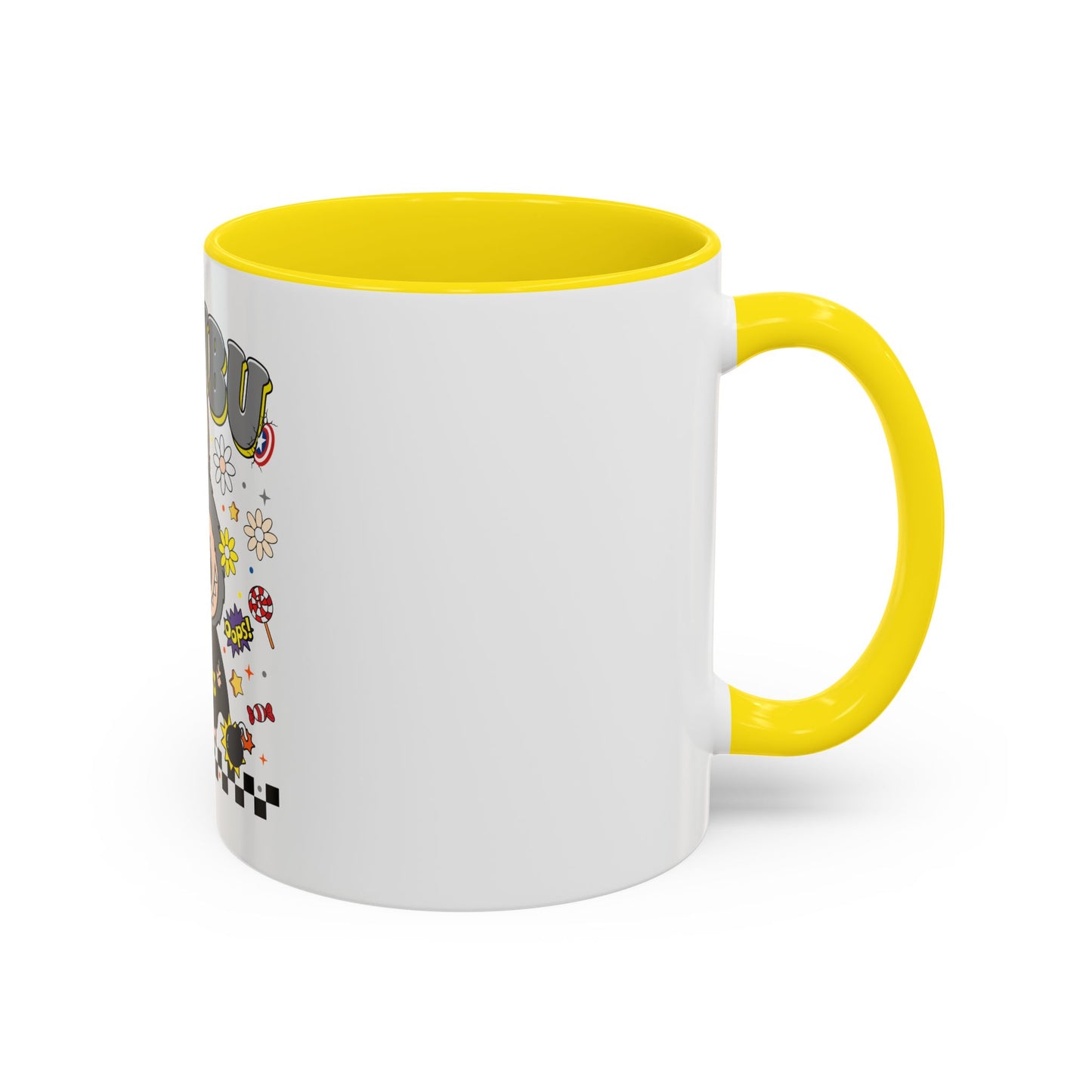 Tazza Labubu Pop Art | Tazza Colorata in Ceramica 315 ml – Collezione Personalizzabile.