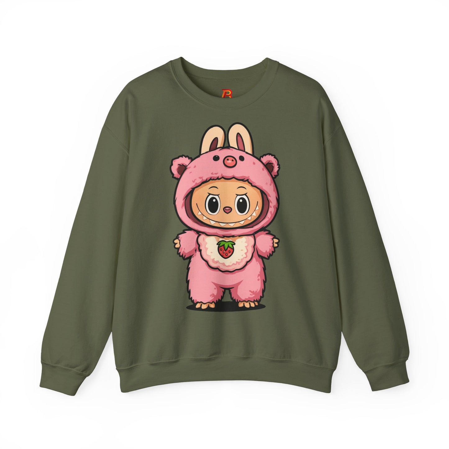 Felpa Unisex Labubu Rosa – Sweatshirt Streetwear Casual, Comfort e Stile Giocoso.