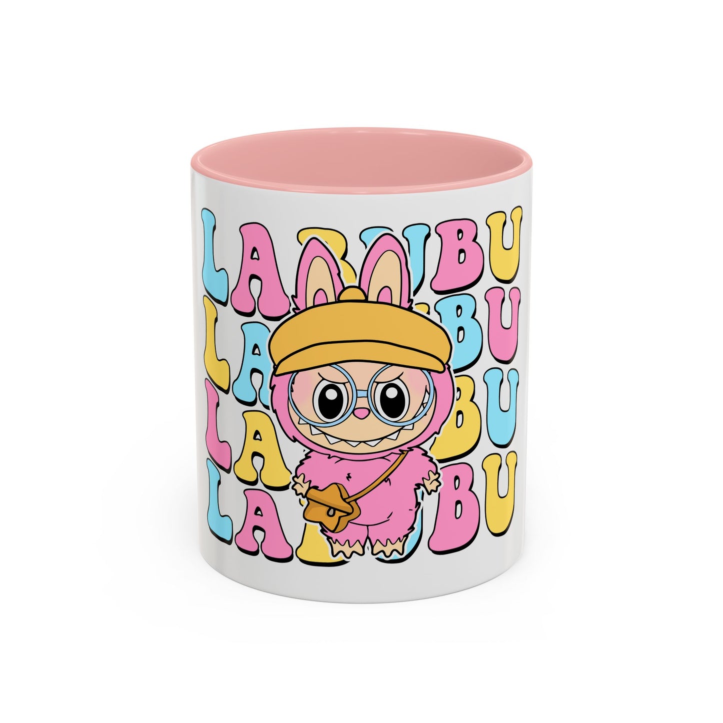 Tazza Labubu Pop Art | Tazza Colorata in Ceramica 315 ml – Collezione Personalizzabile.