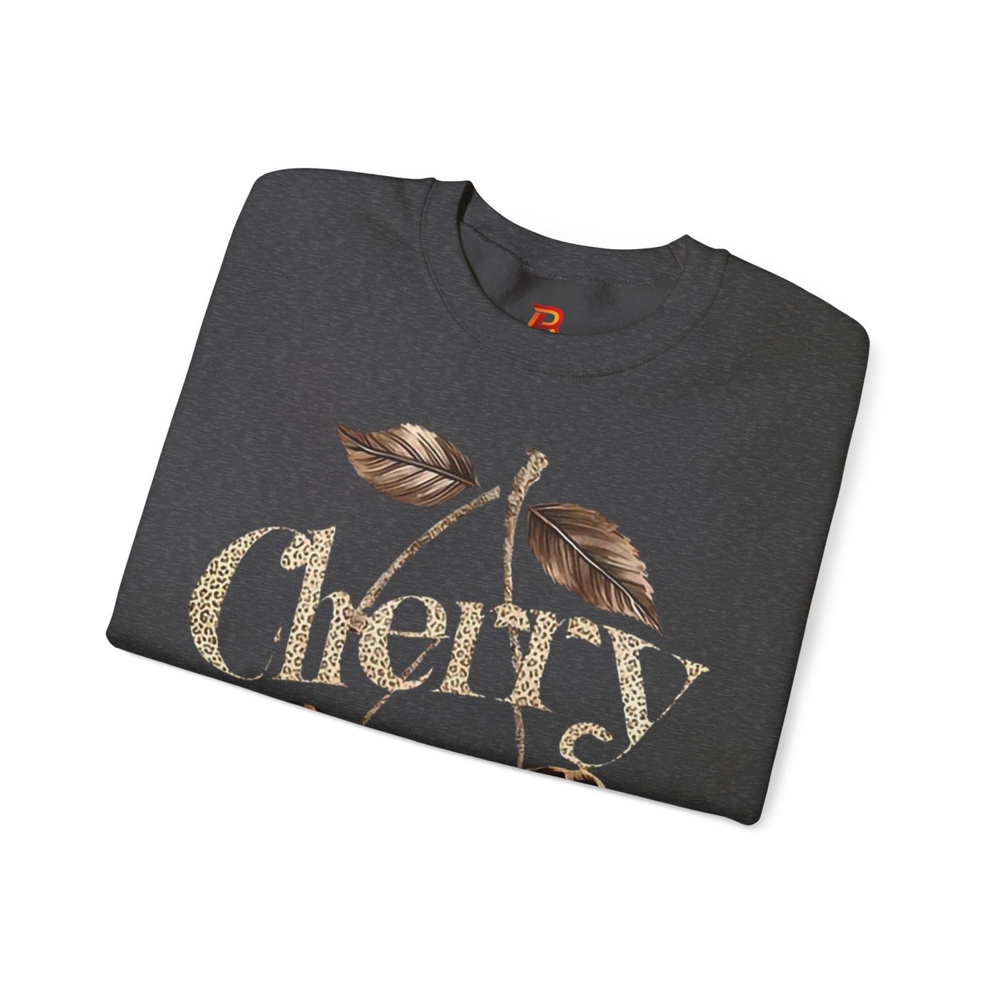 Felpa Unisex "Cherry Leopard" – Stampa Ciliegie Animalier, Stile Streetwear alla Moda.