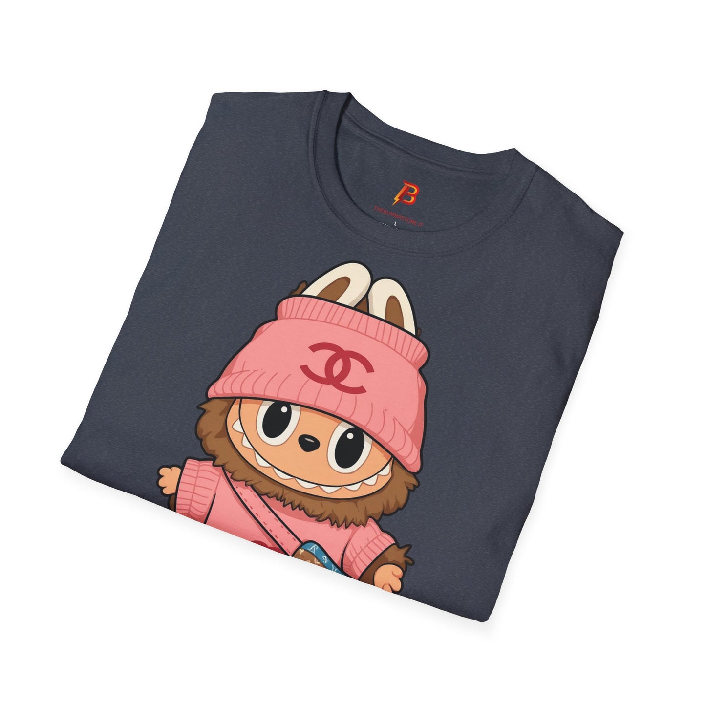 T-Shirt Unisex Labubu Softstyle – Outfit Streetwear  Kawaii.