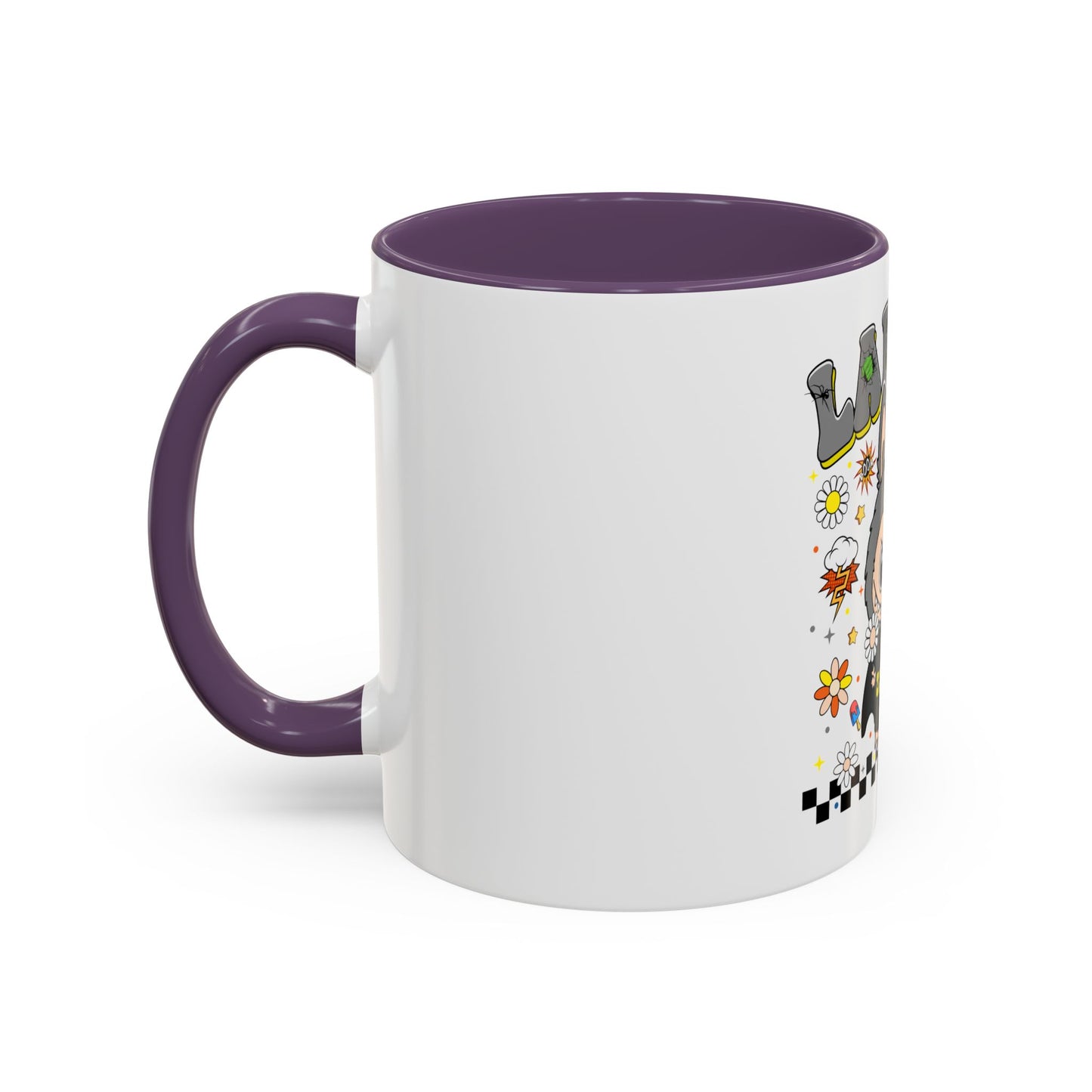 Tazza Labubu Pop Art | Tazza Colorata in Ceramica 315 ml – Collezione Personalizzabile.