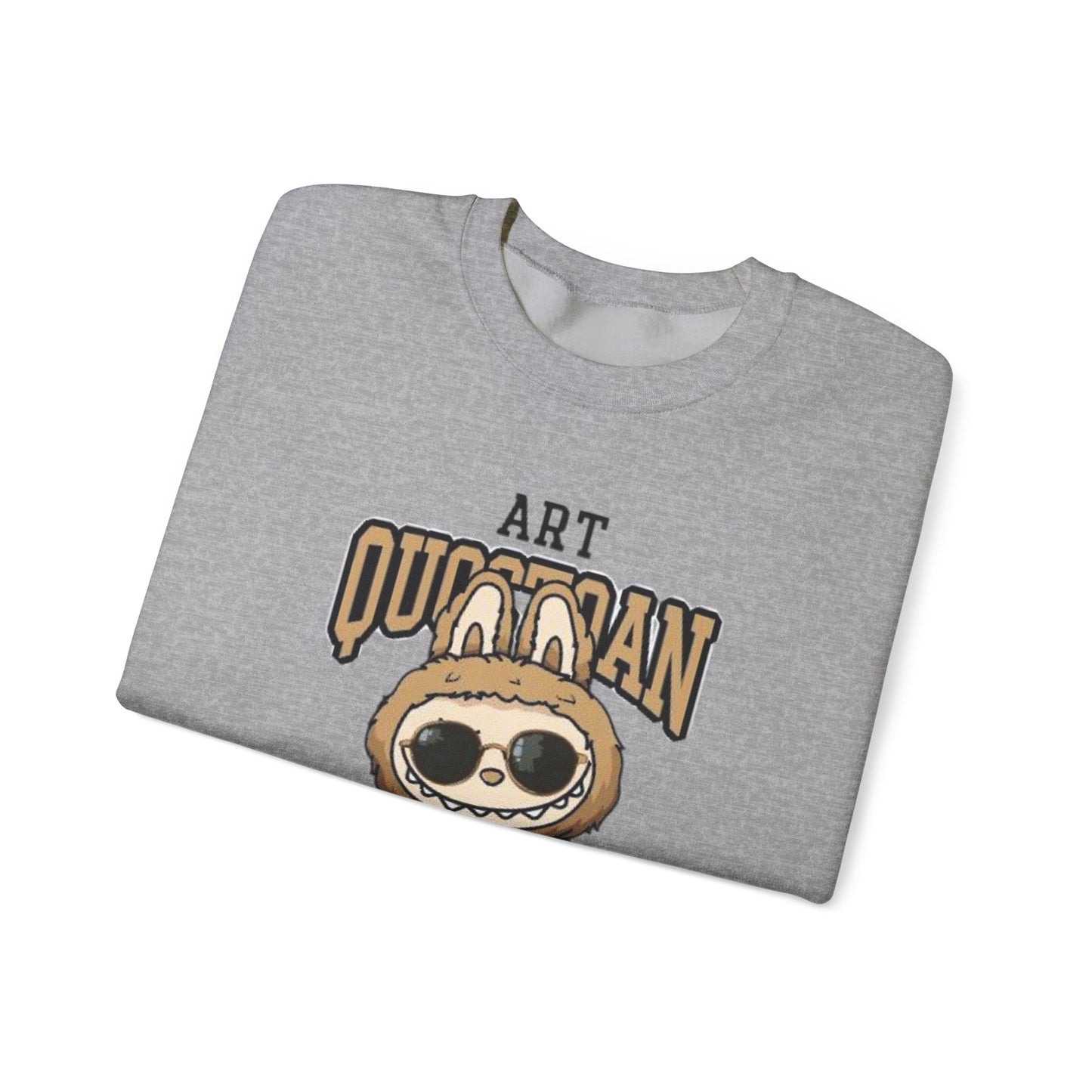 Felpa Unisex Labubu Art Quotidian – Streetwear Casual Heavy Blend.