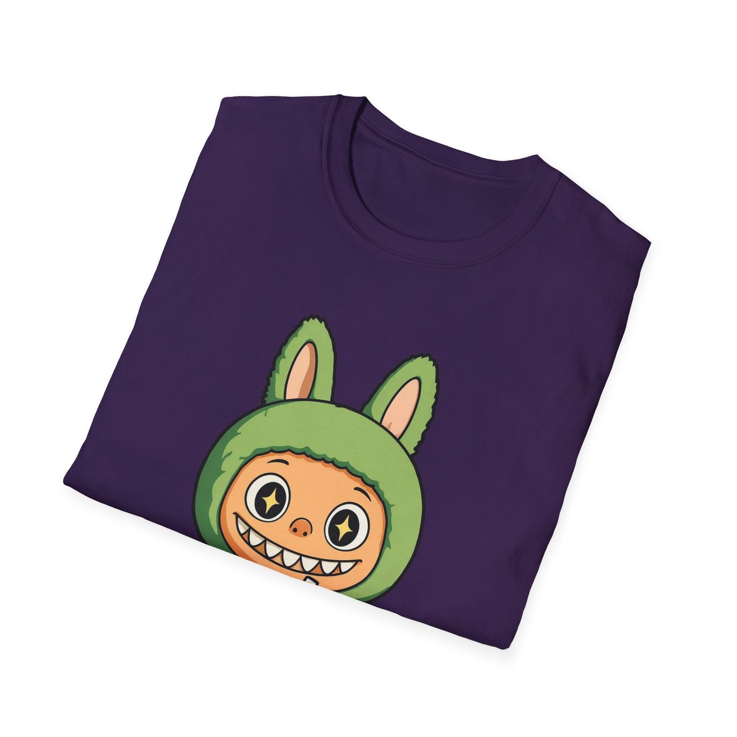 T-Shirt Unisex Labubu Softstyle – Design Kawaii con Bubble Tea.