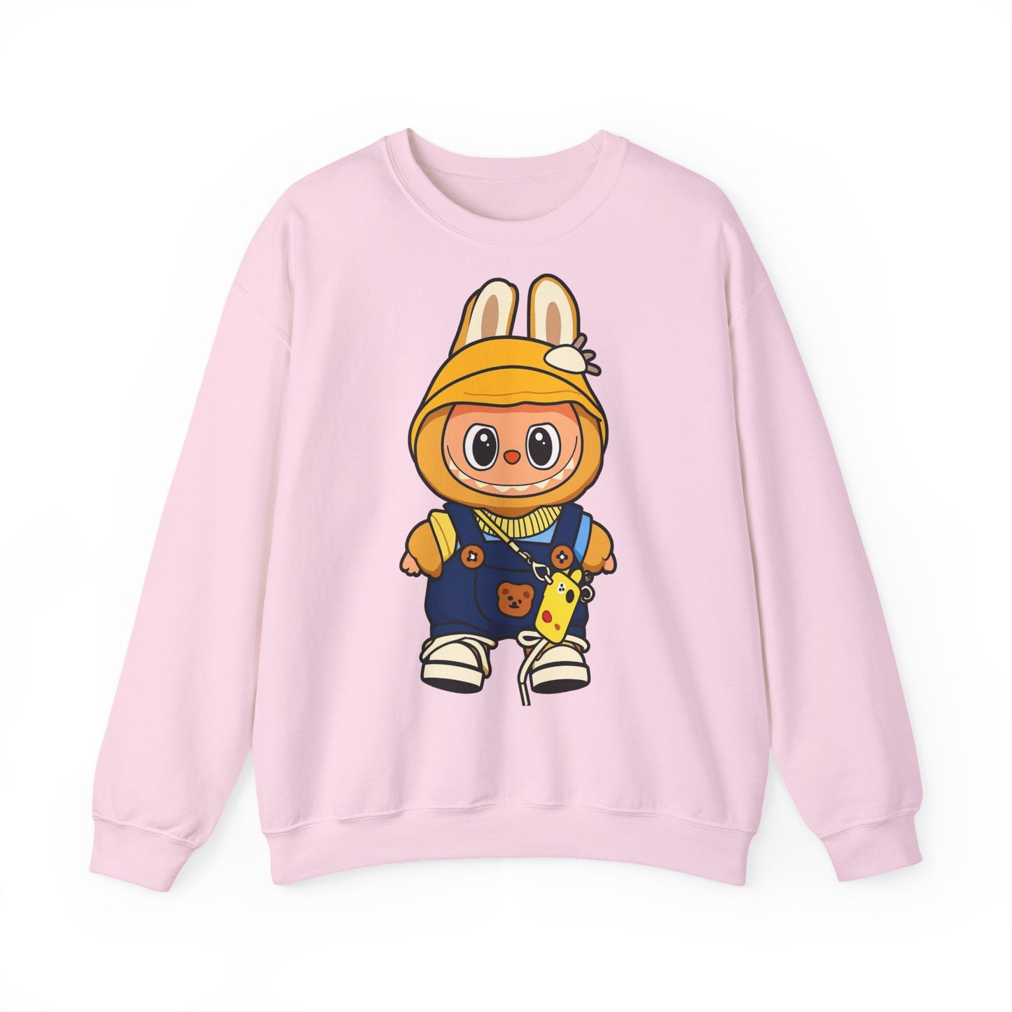 Felpa Unisex Labubu Hoodie Style – Sweatshirt - Streetwear Heavy Blend.