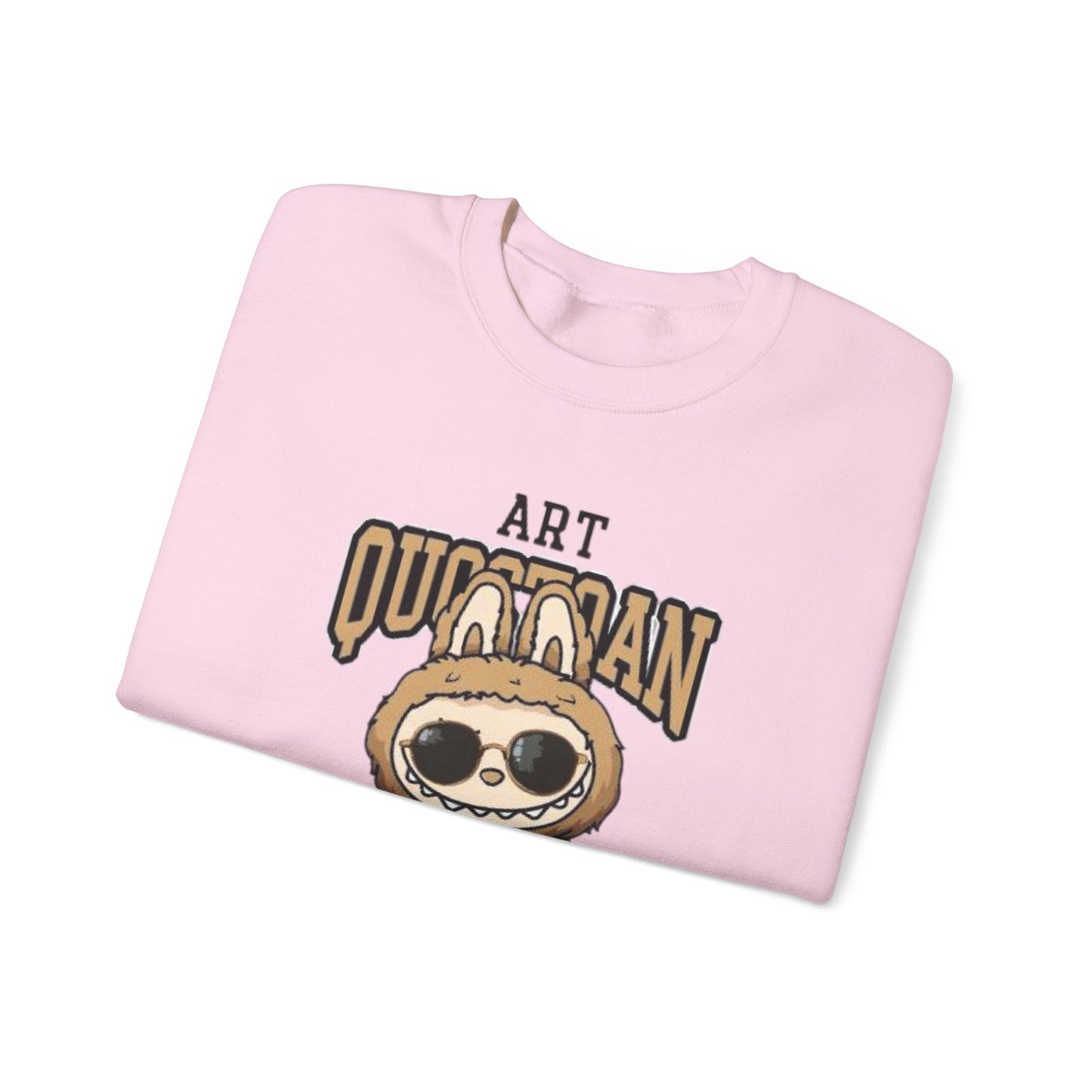 Felpa Unisex Labubu Art Quotidian – Streetwear Casual Heavy Blend.